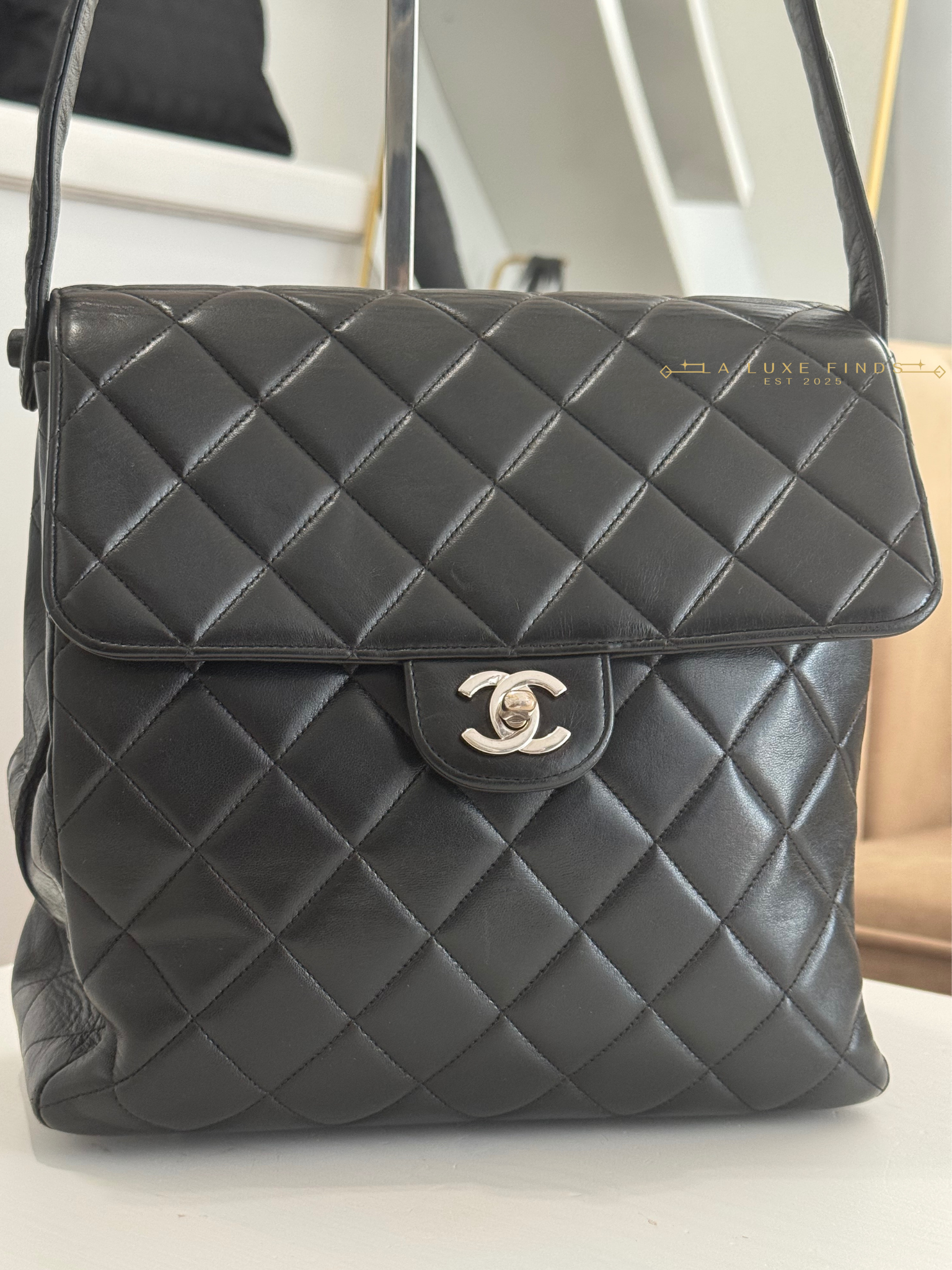 CHANEL Vintage Double Sided Shoulder Bag