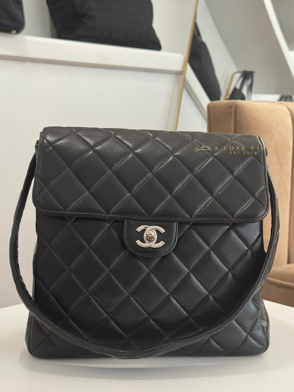 CHANEL Vintage Double Sided Shoulder Bag