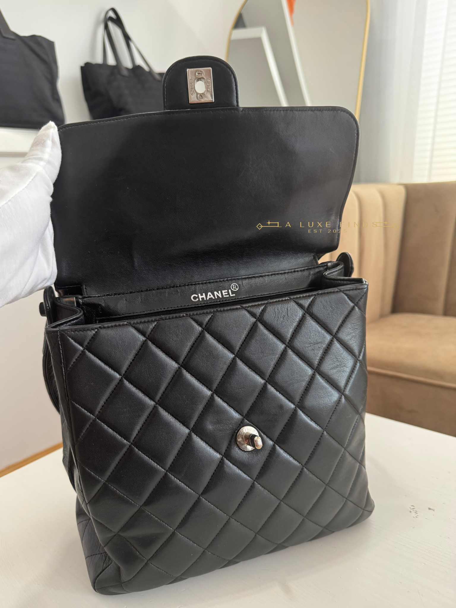 CHANEL Vintage Double Sided Shoulder Bag