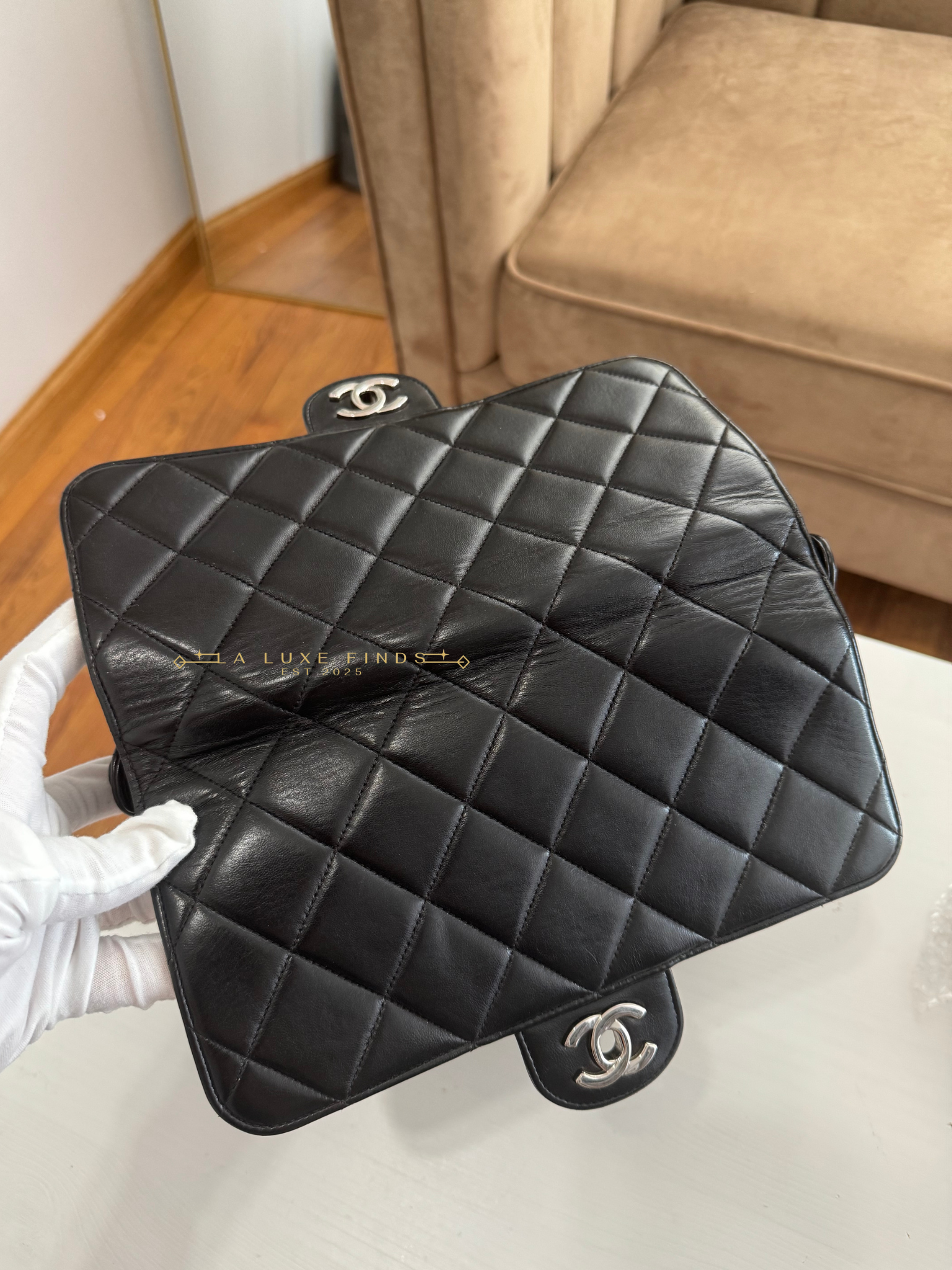CHANEL Vintage Double Sided Shoulder Bag