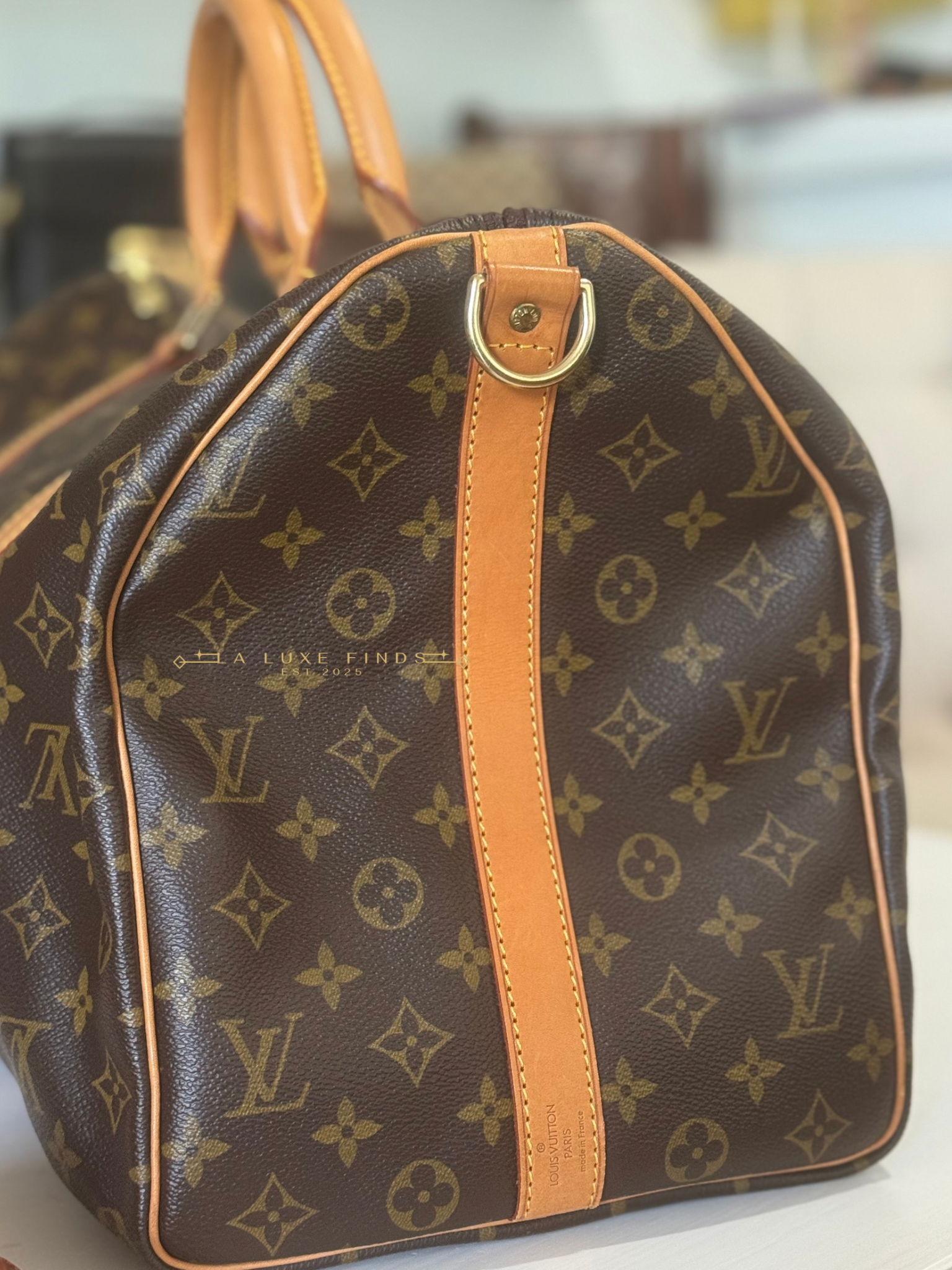 LOUIS VUITTON 1993 Monogram Keepall Bandouliere 50