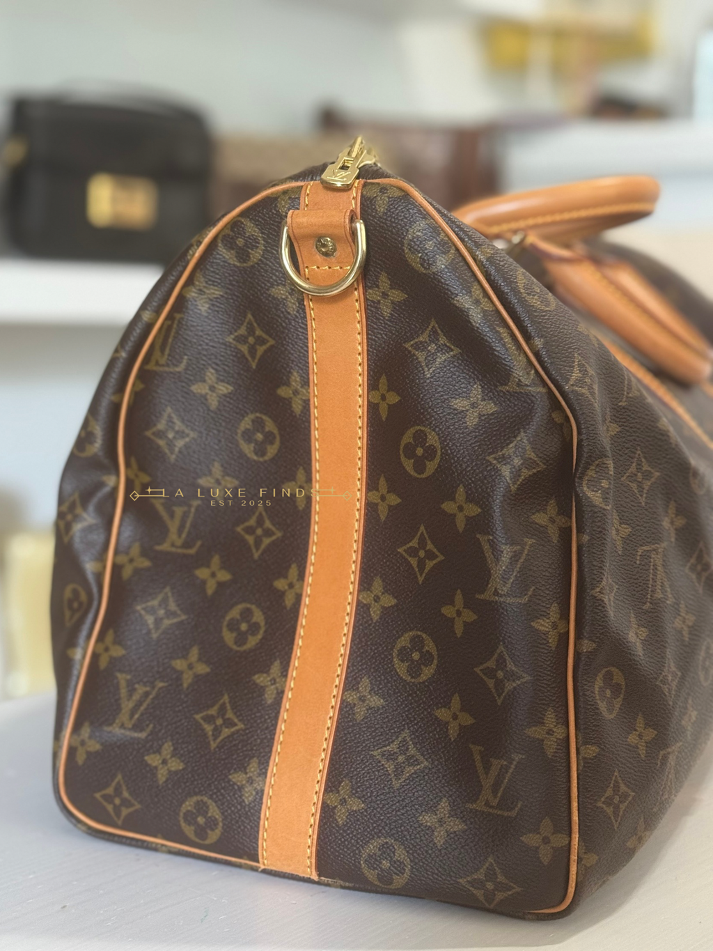 LOUIS VUITTON 1993 Monogram Keepall Bandouliere 50