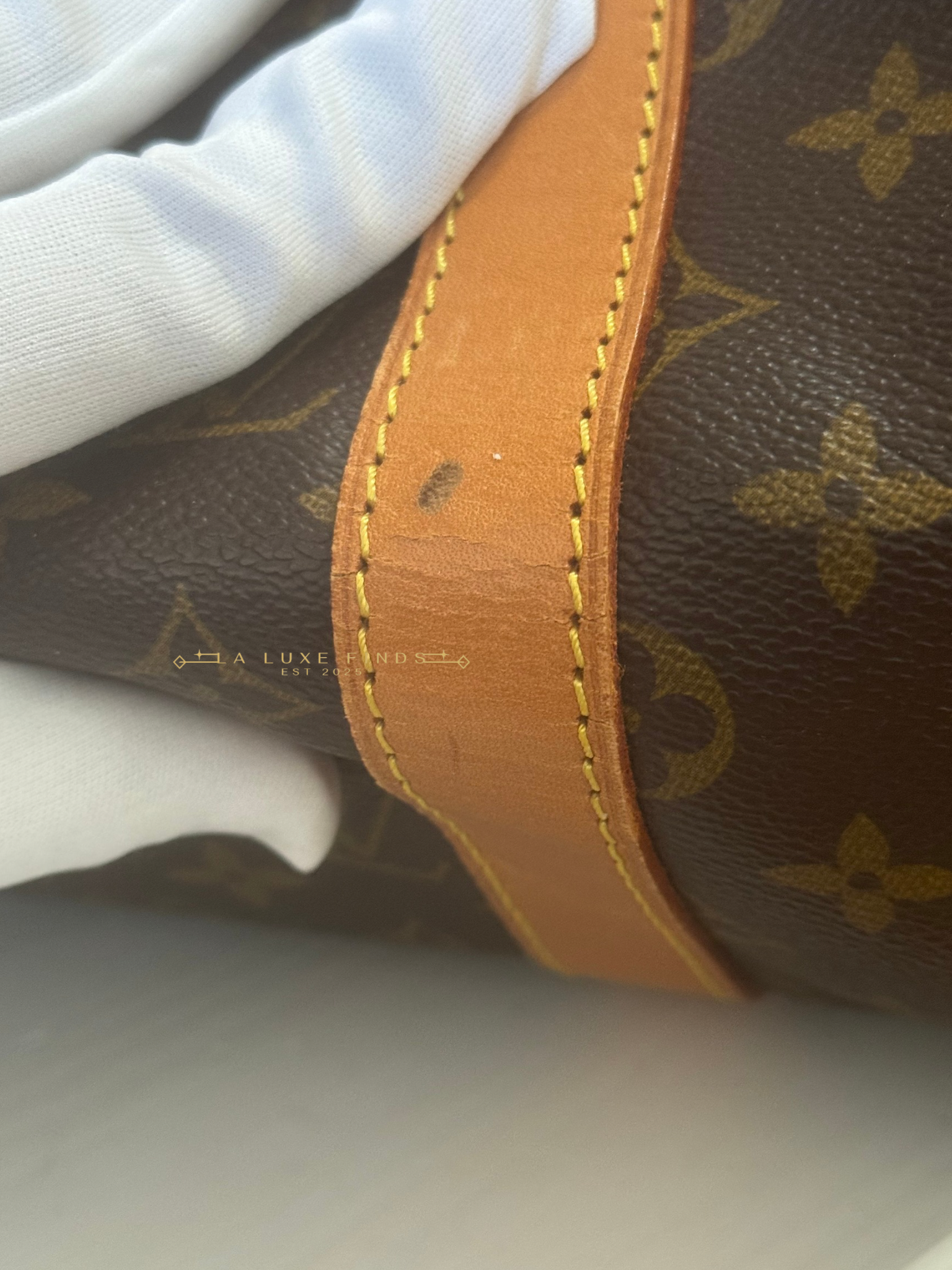 LOUIS VUITTON 1993 Monogram Keepall Bandouliere 50