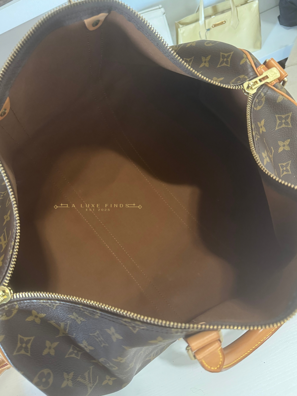 LOUIS VUITTON 1993 Monogram Keepall Bandouliere 50