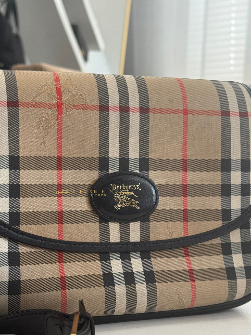 BURBERRY Nova Check 2-way Bag