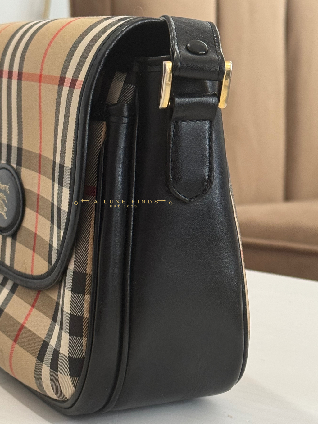 BURBERRY Nova Check 2-way Bag