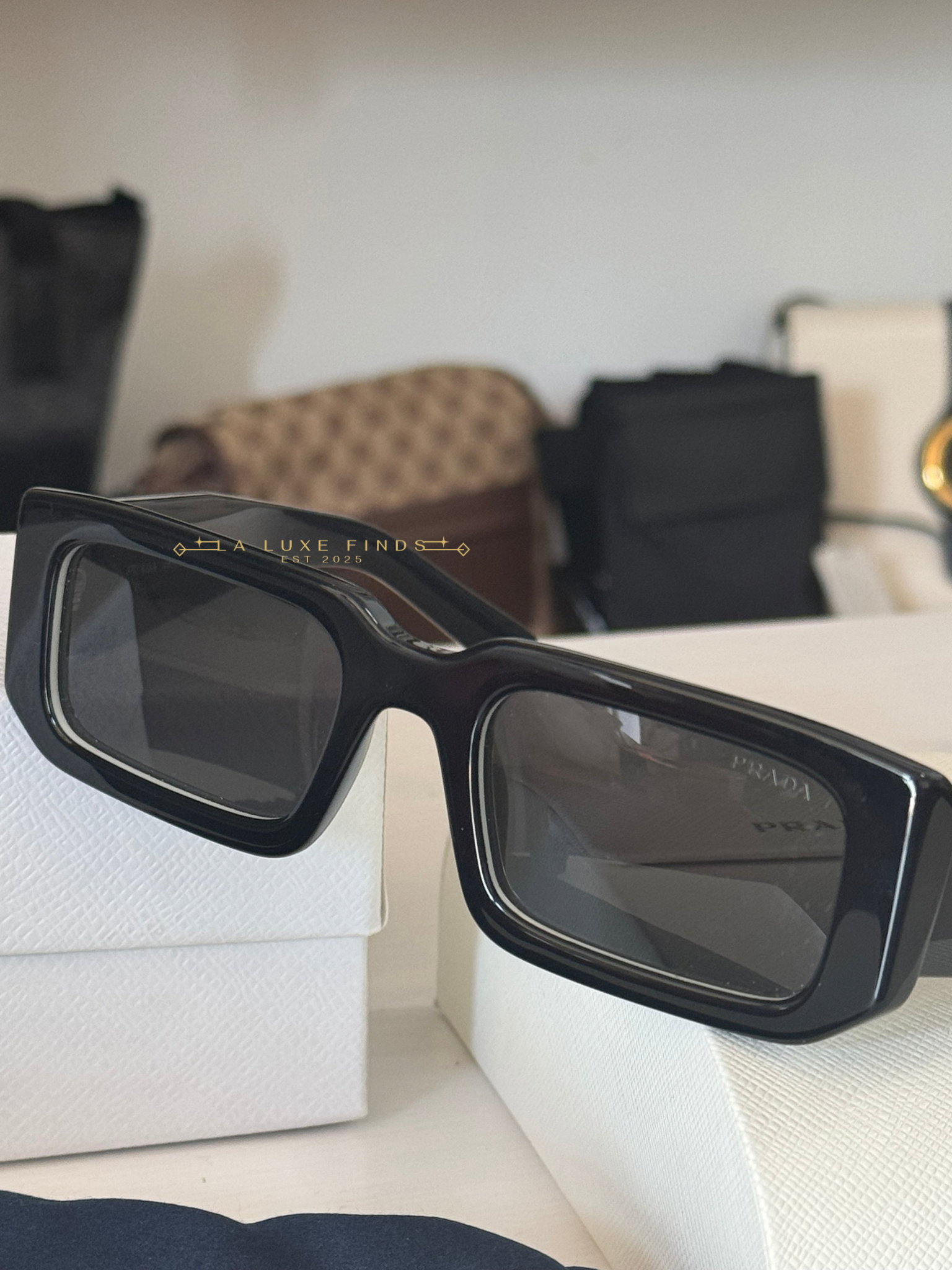 PRADA PR06Y Rectangular Sunglasses