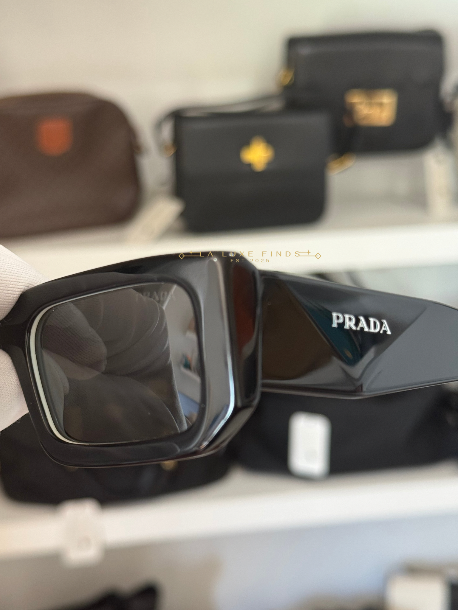 PRADA PR06Y Rectangular Sunglasses