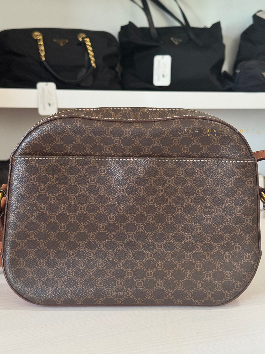 CELINE Macadam Messenger Bag