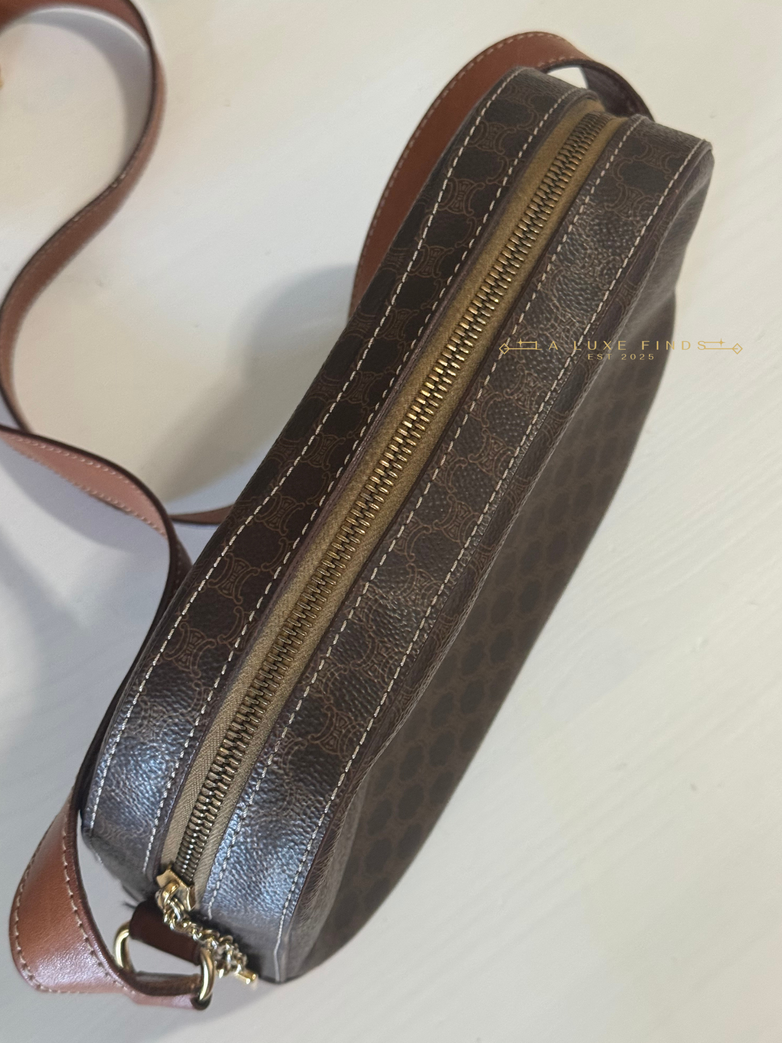 CELINE Macadam Messenger Bag