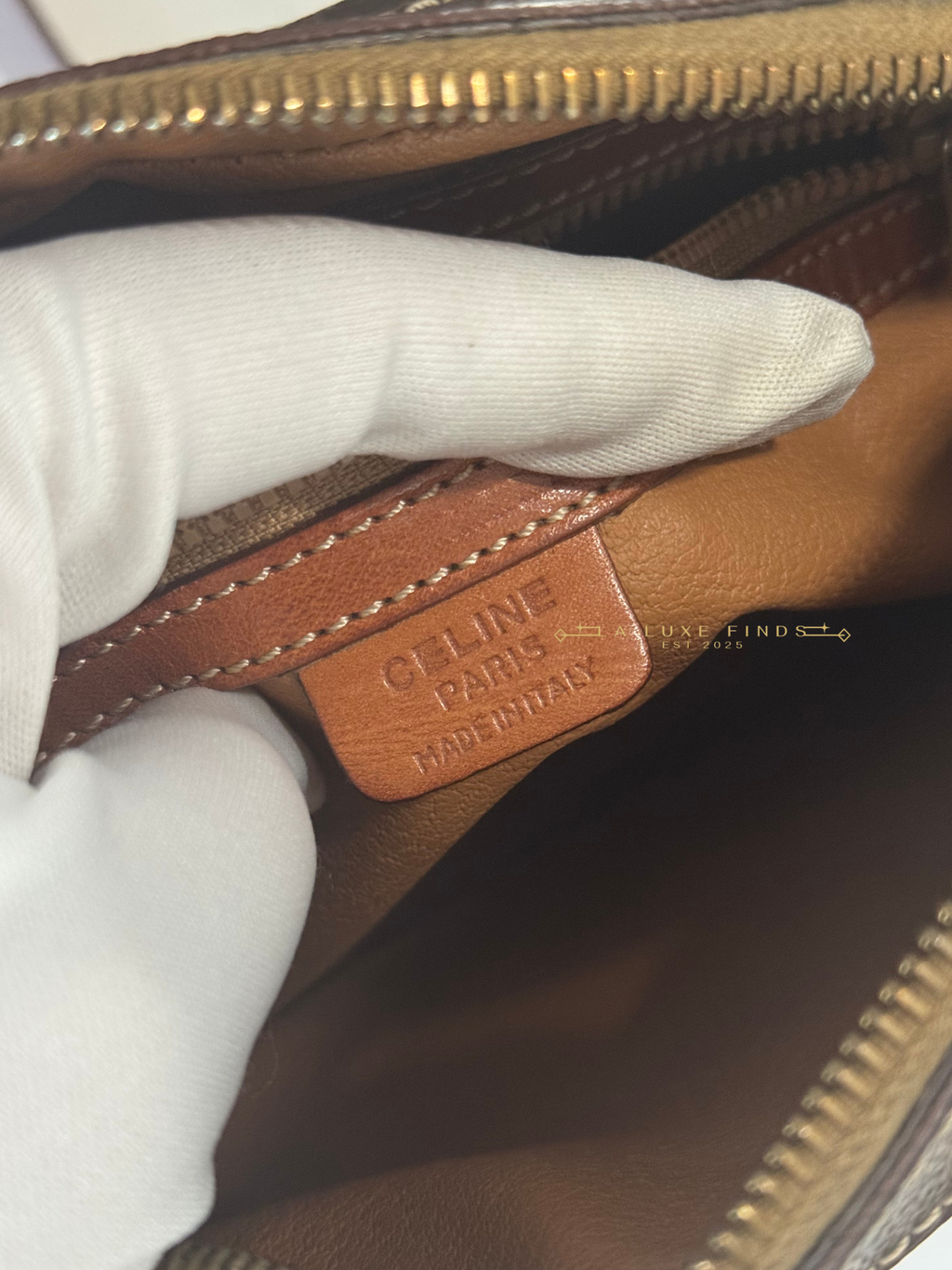 CELINE Macadam Messenger Bag