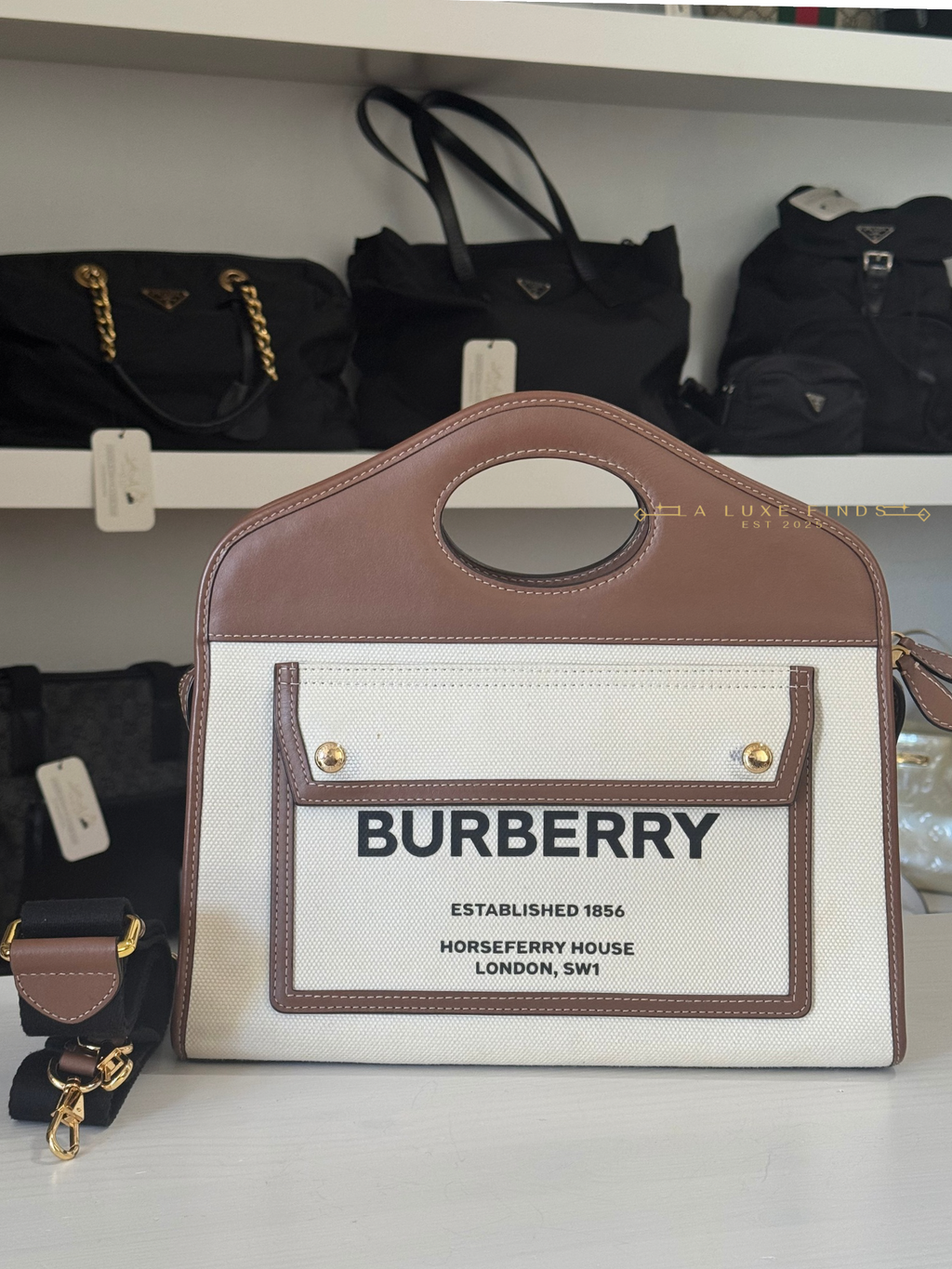 BURBERRY 2Way Small Pocket Bag