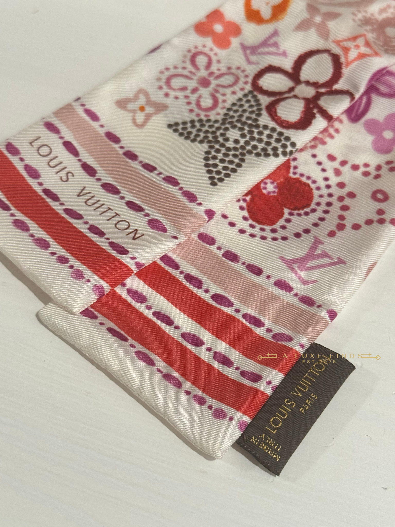 LOUIS VUITTON Silk Bandeau