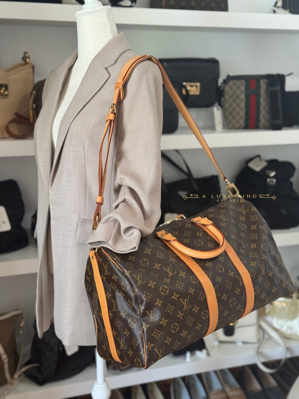 LOUIS VUITTON 2006 Monogram Keepall Bandouliere 45