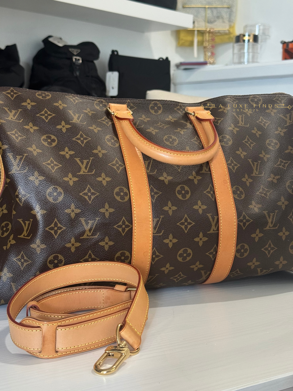 LOUIS VUITTON 2006 Monogram Keepall Bandouliere 45