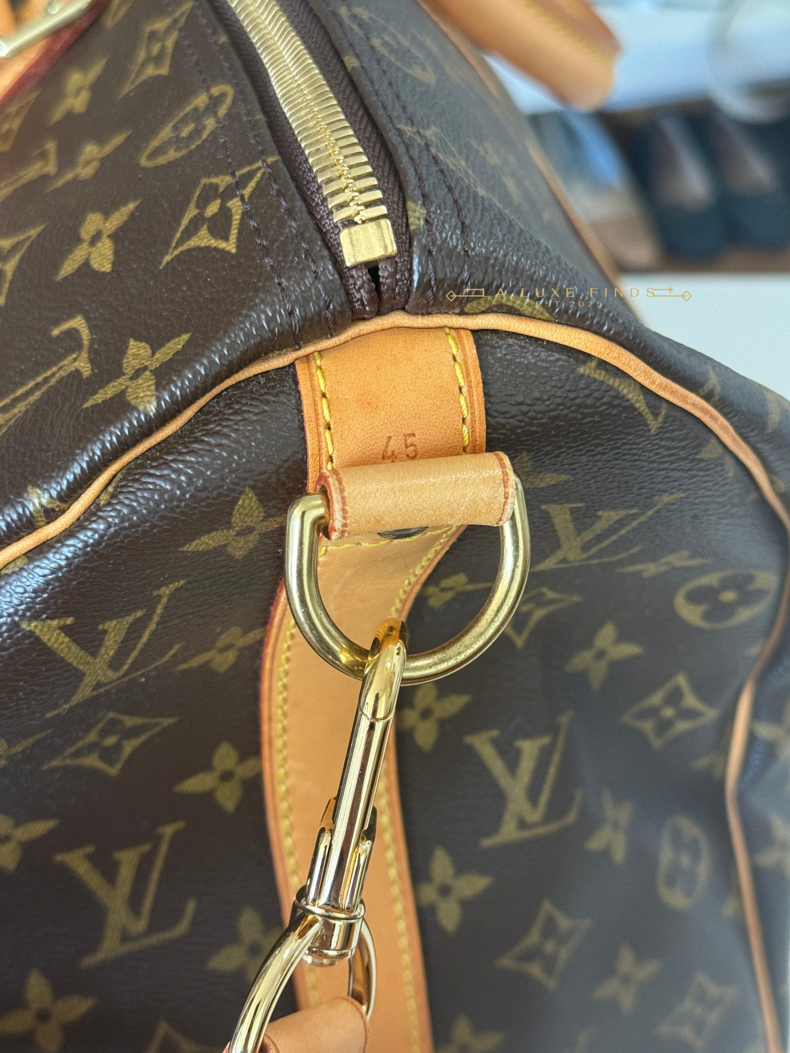 LOUIS VUITTON 2006 Monogram Keepall Bandouliere 45