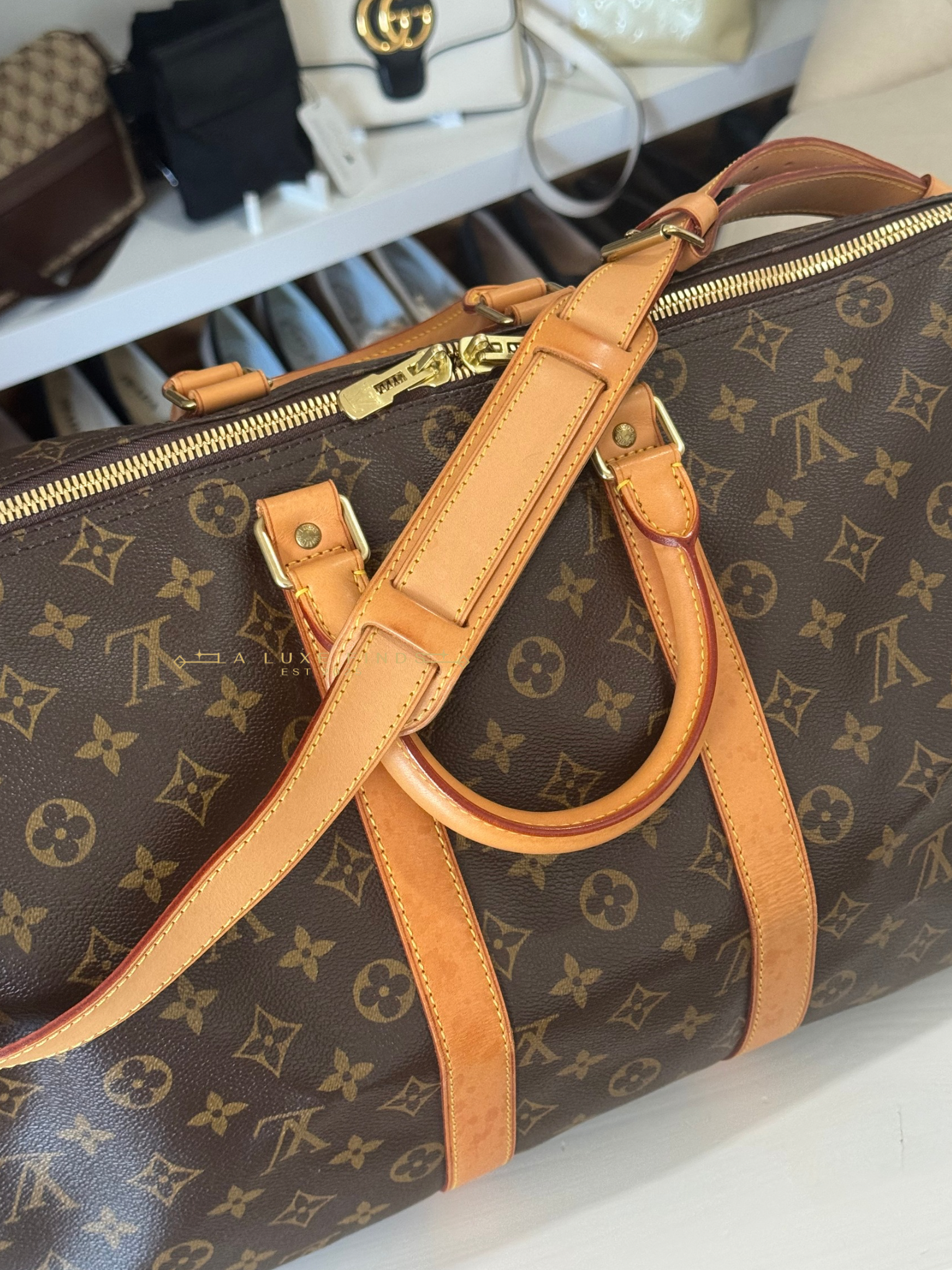 LOUIS VUITTON 2006 Monogram Keepall Bandouliere 45