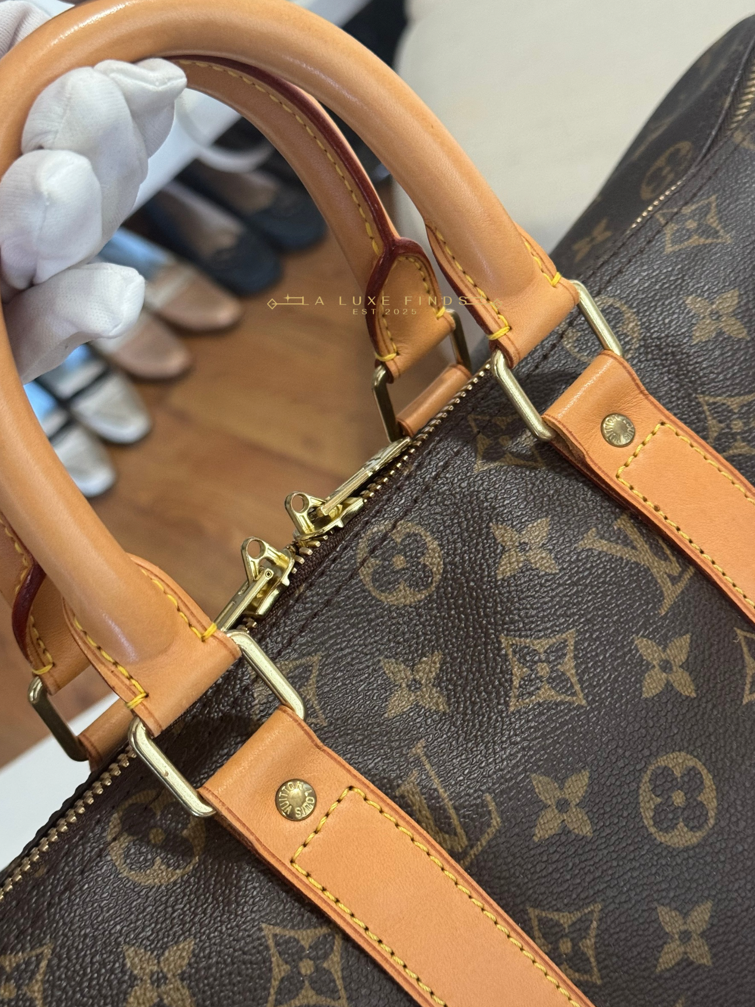 LOUIS VUITTON 2006 Monogram Keepall Bandouliere 45