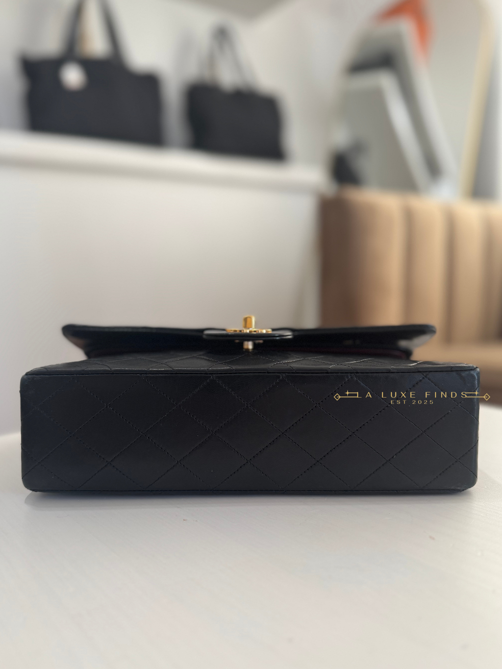 CHANEL 1991 Classic Double Flap Lambskin 25
