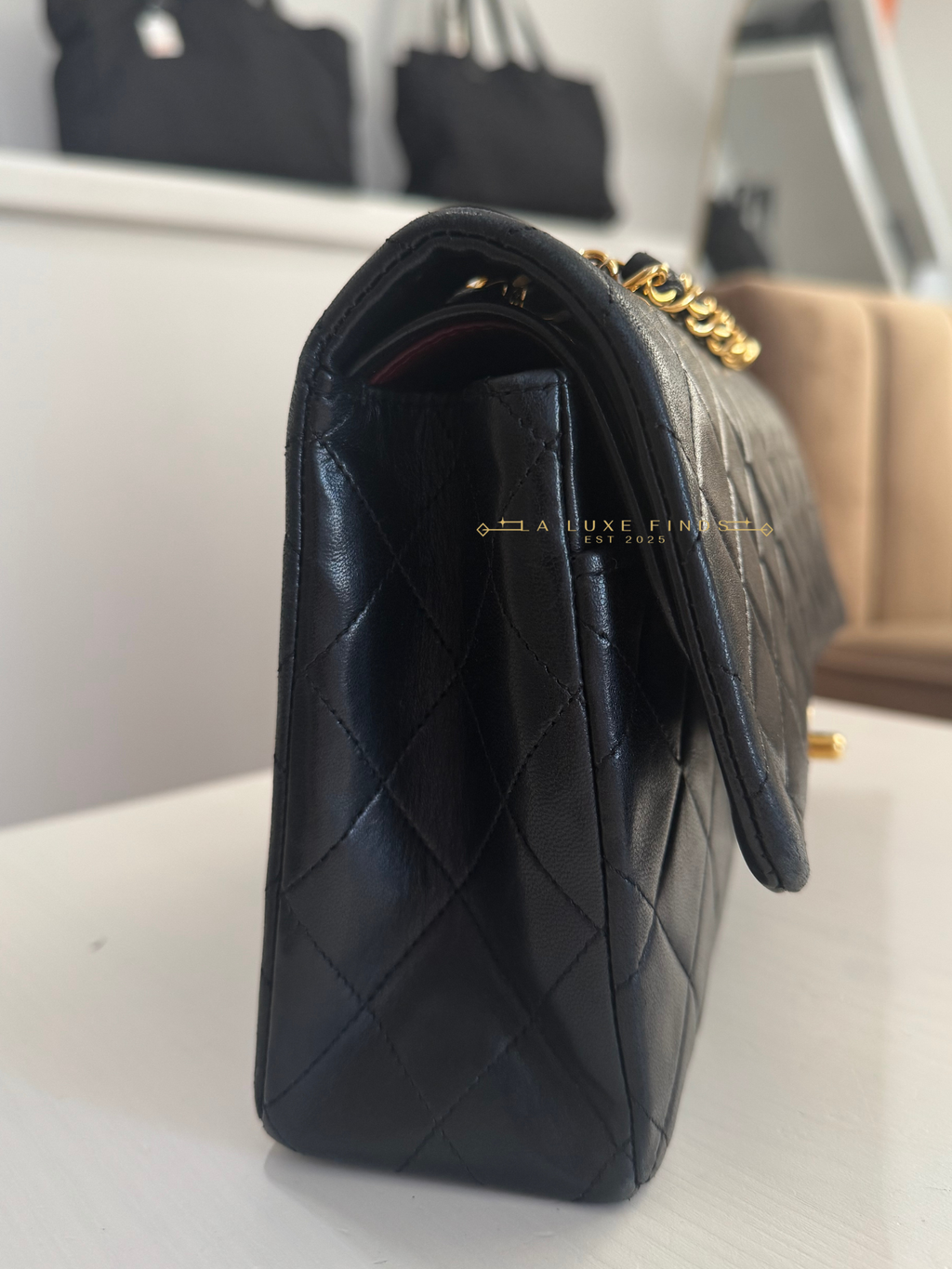 CHANEL 1991 Classic Double Flap Lambskin 25