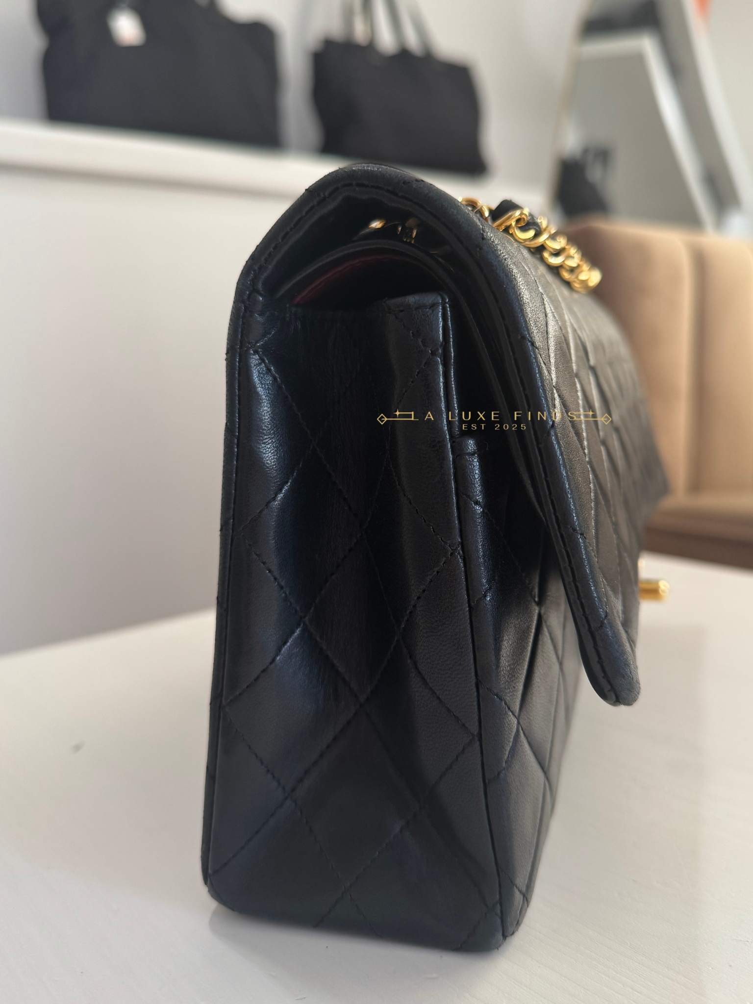 CHANEL 1991 Classic Double Flap Lambskin 25