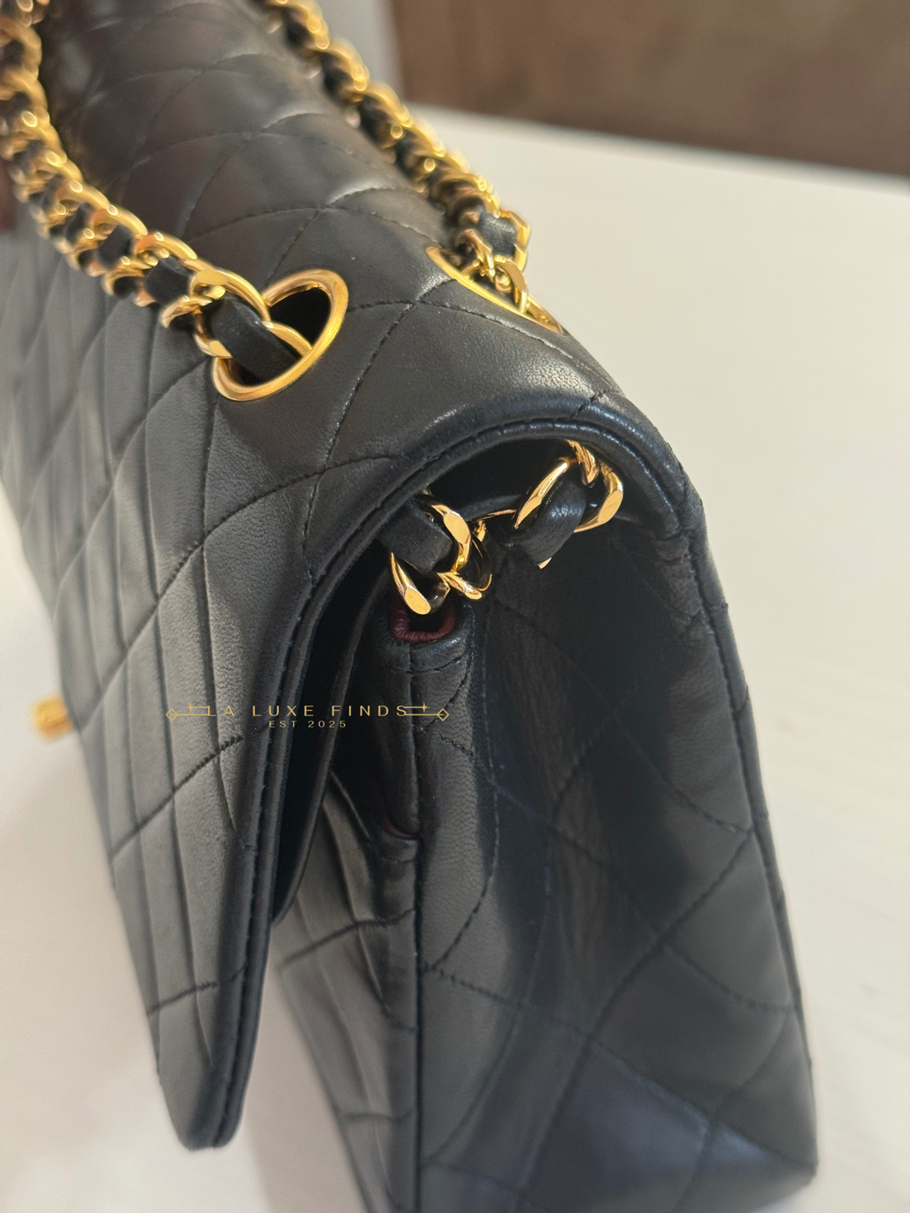 CHANEL 1991 Classic Double Flap Lambskin 25