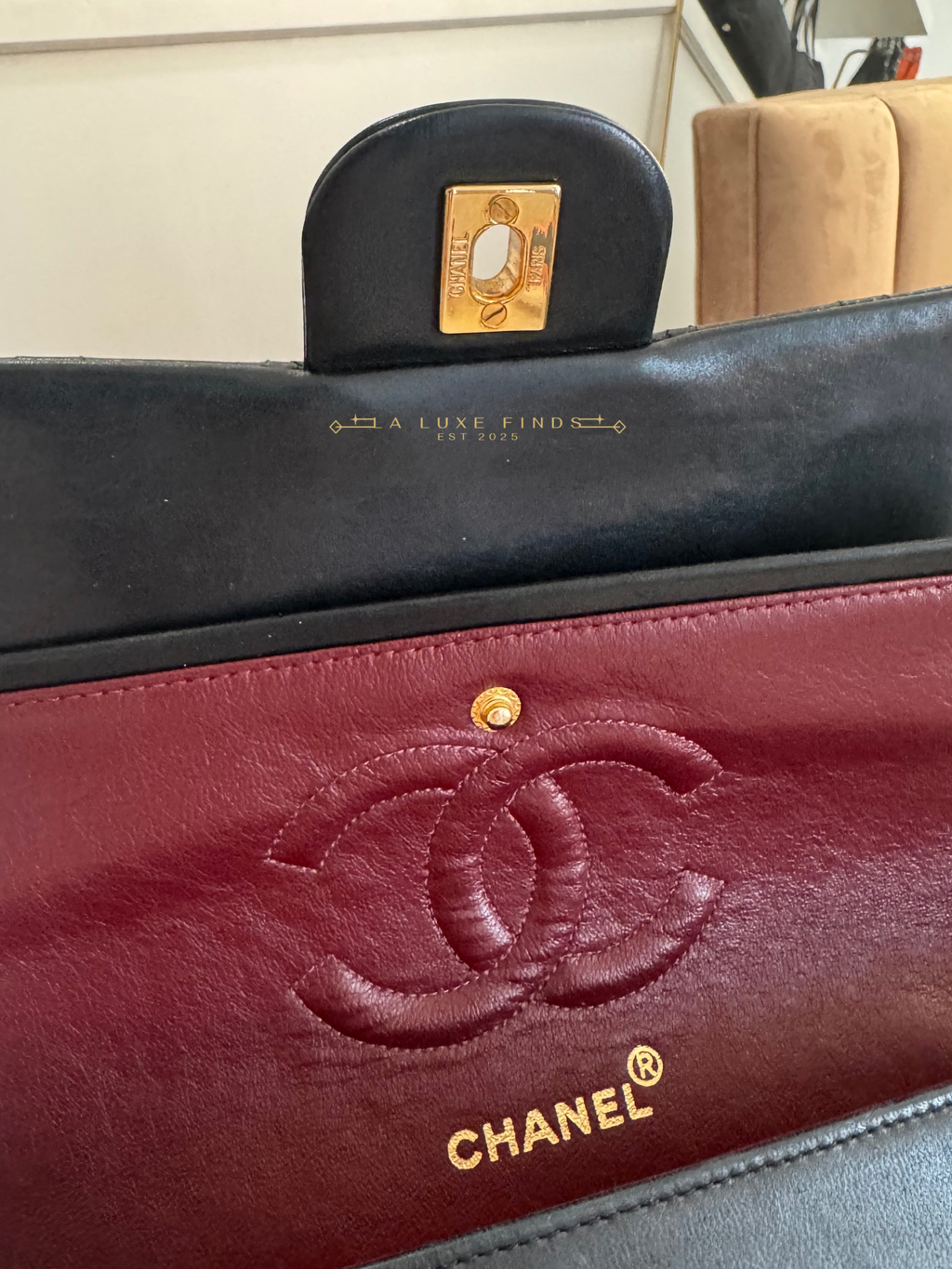 CHANEL 1991 Classic Double Flap Lambskin 25