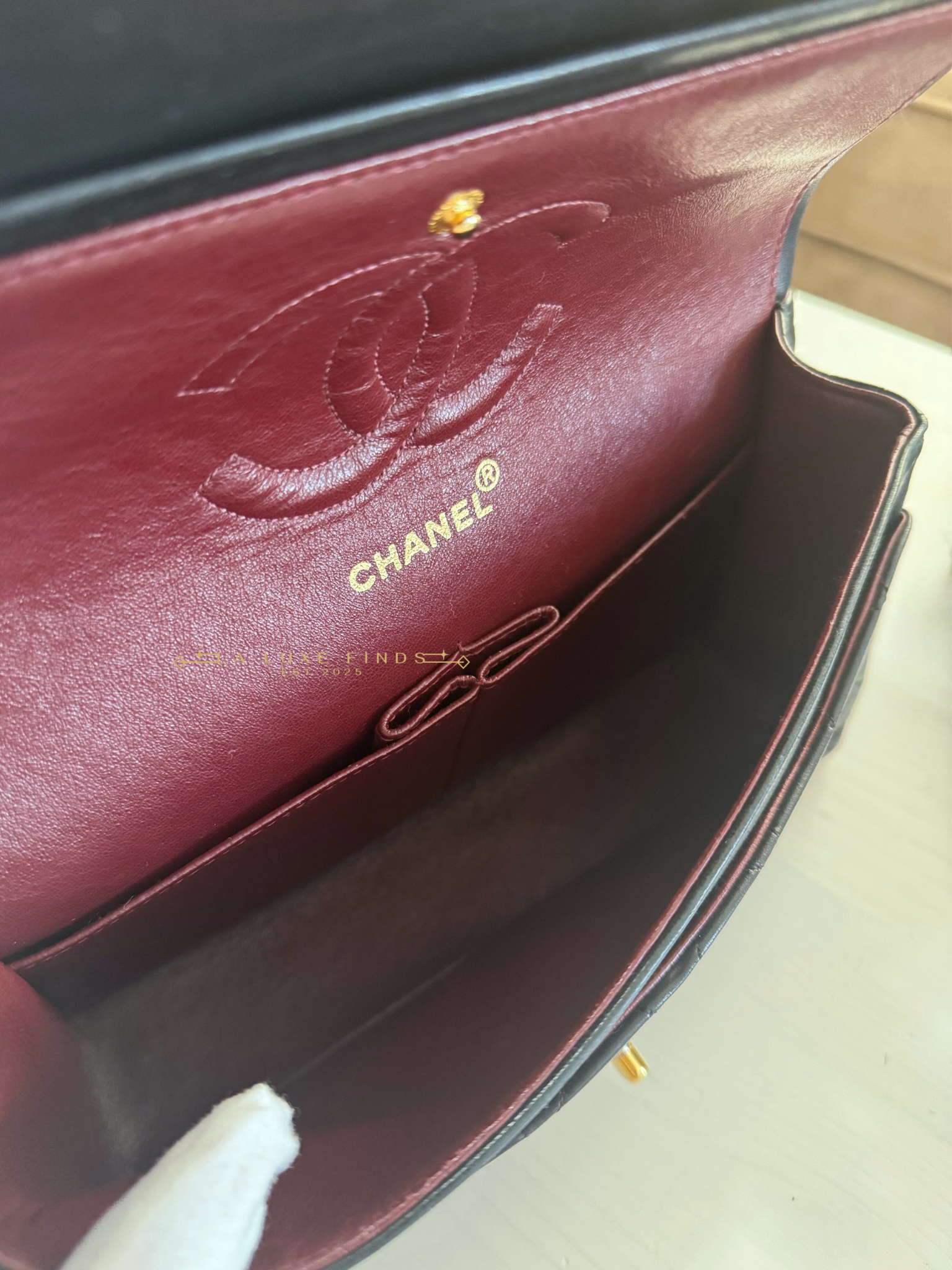 CHANEL 1991 Classic Double Flap Lambskin 25