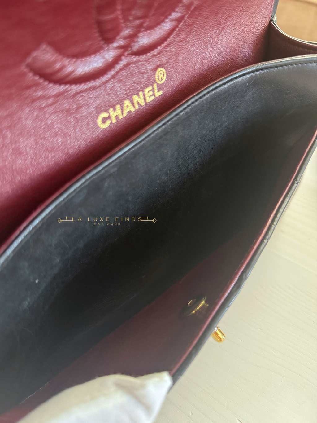 CHANEL 1991 Classic Double Flap Lambskin 25