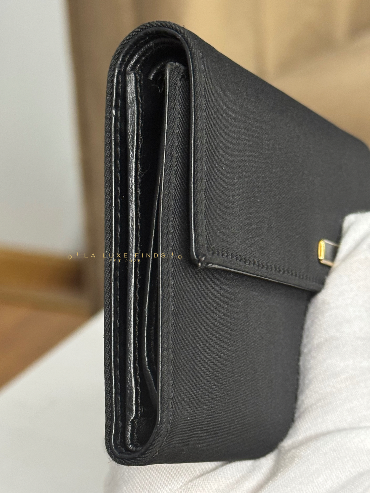 PRADA Tessuto Tri-fold Wallet