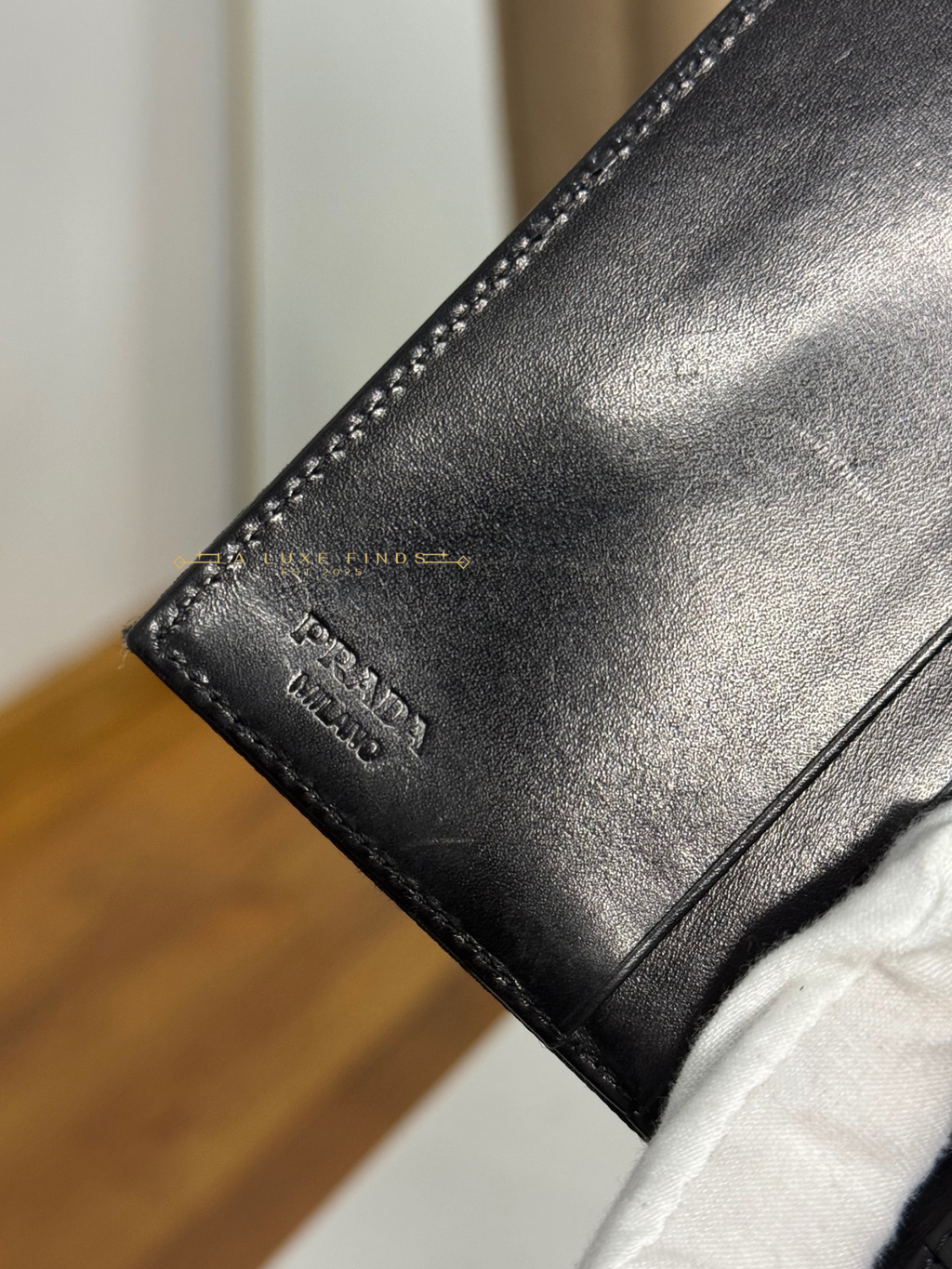 PRADA Tessuto Tri-fold Wallet