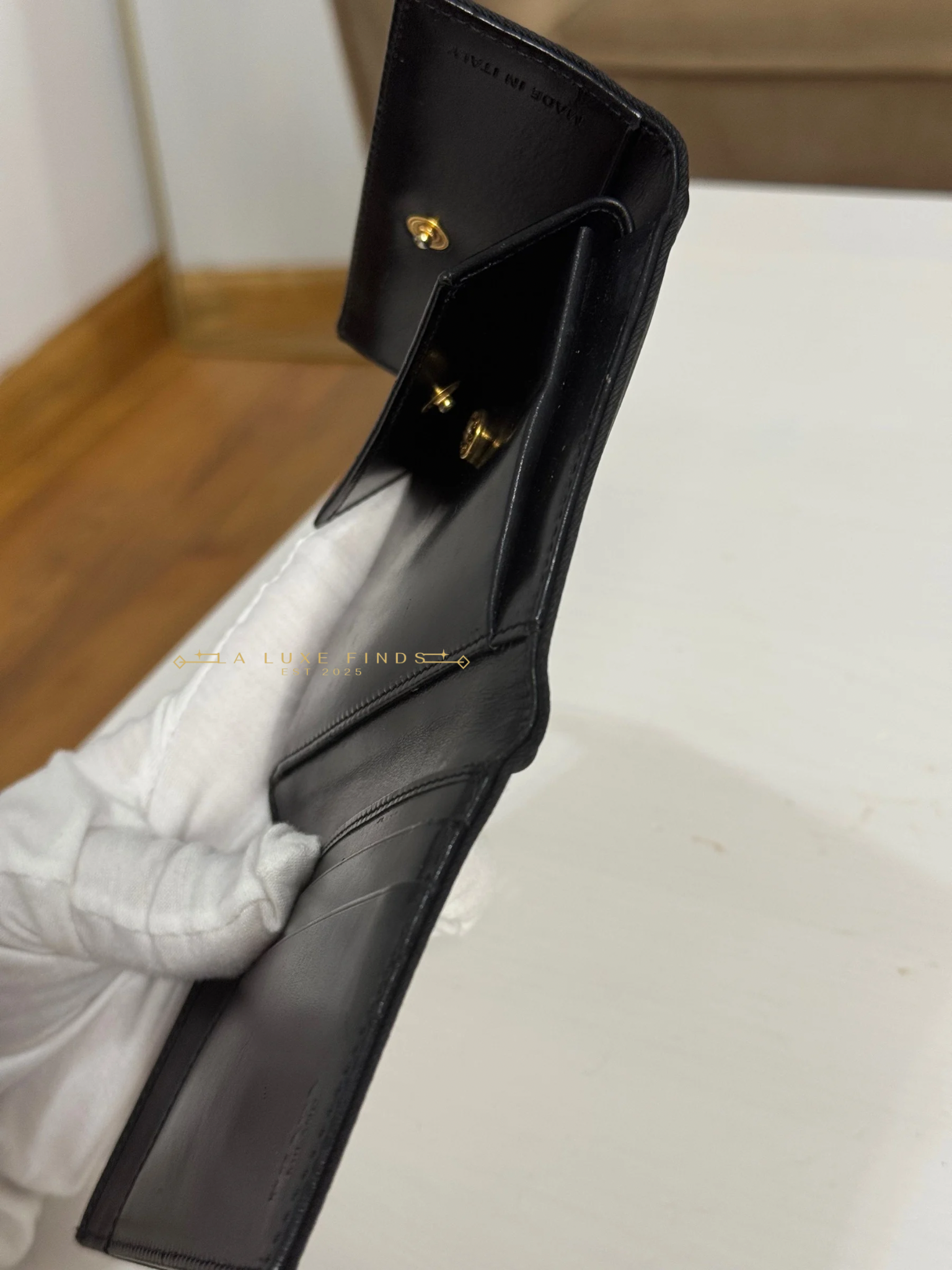 PRADA Tessuto Tri-fold Wallet