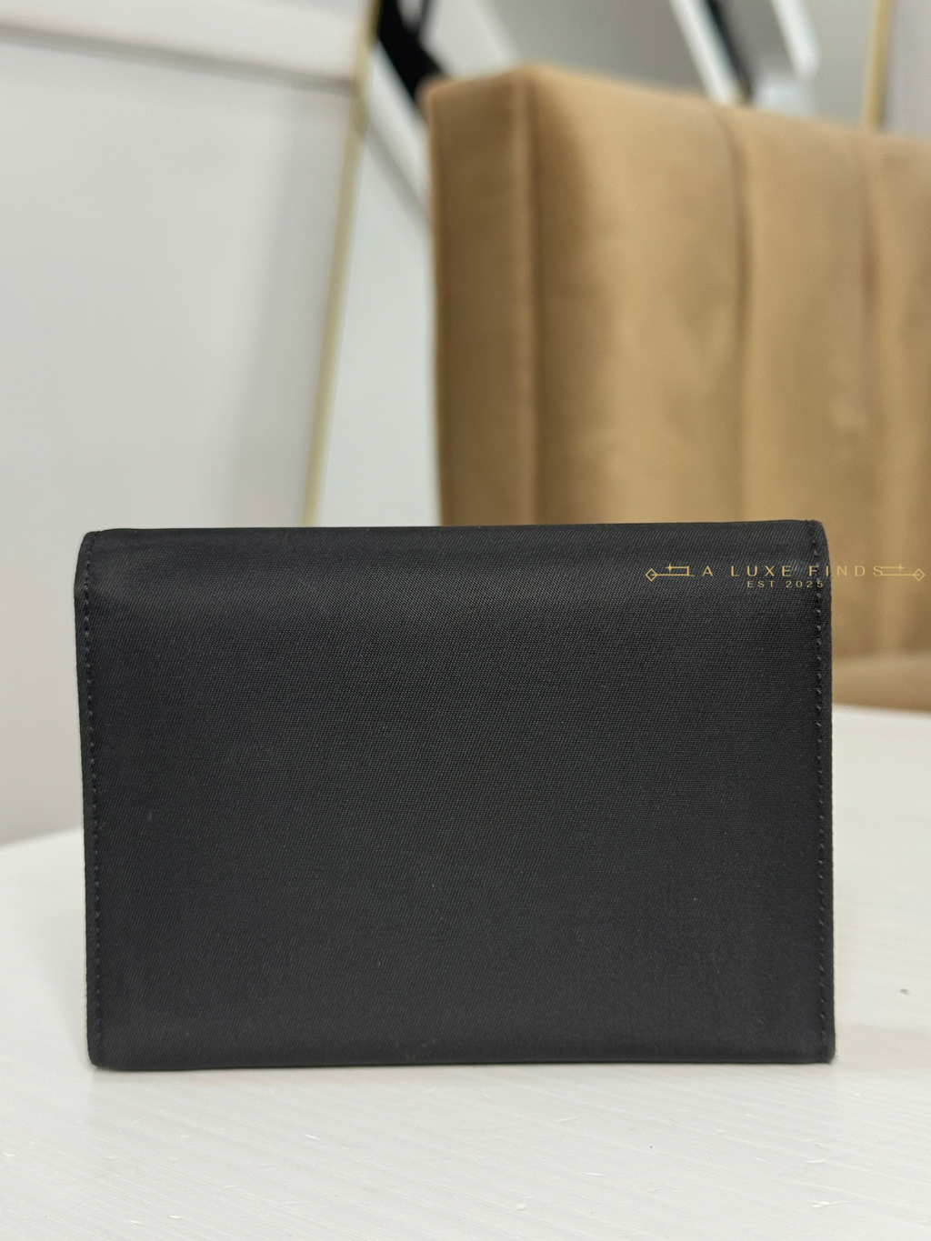 PRADA Tessuto Tri-fold Wallet