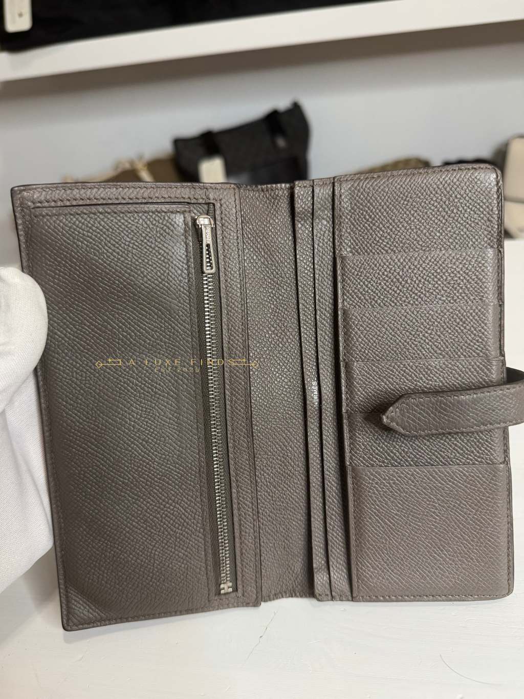 HERMES Bearn Long Wallet