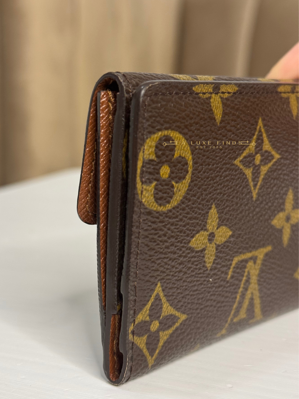 LOUIS VUITTON 2004 Monogram Ludlow Card Holder