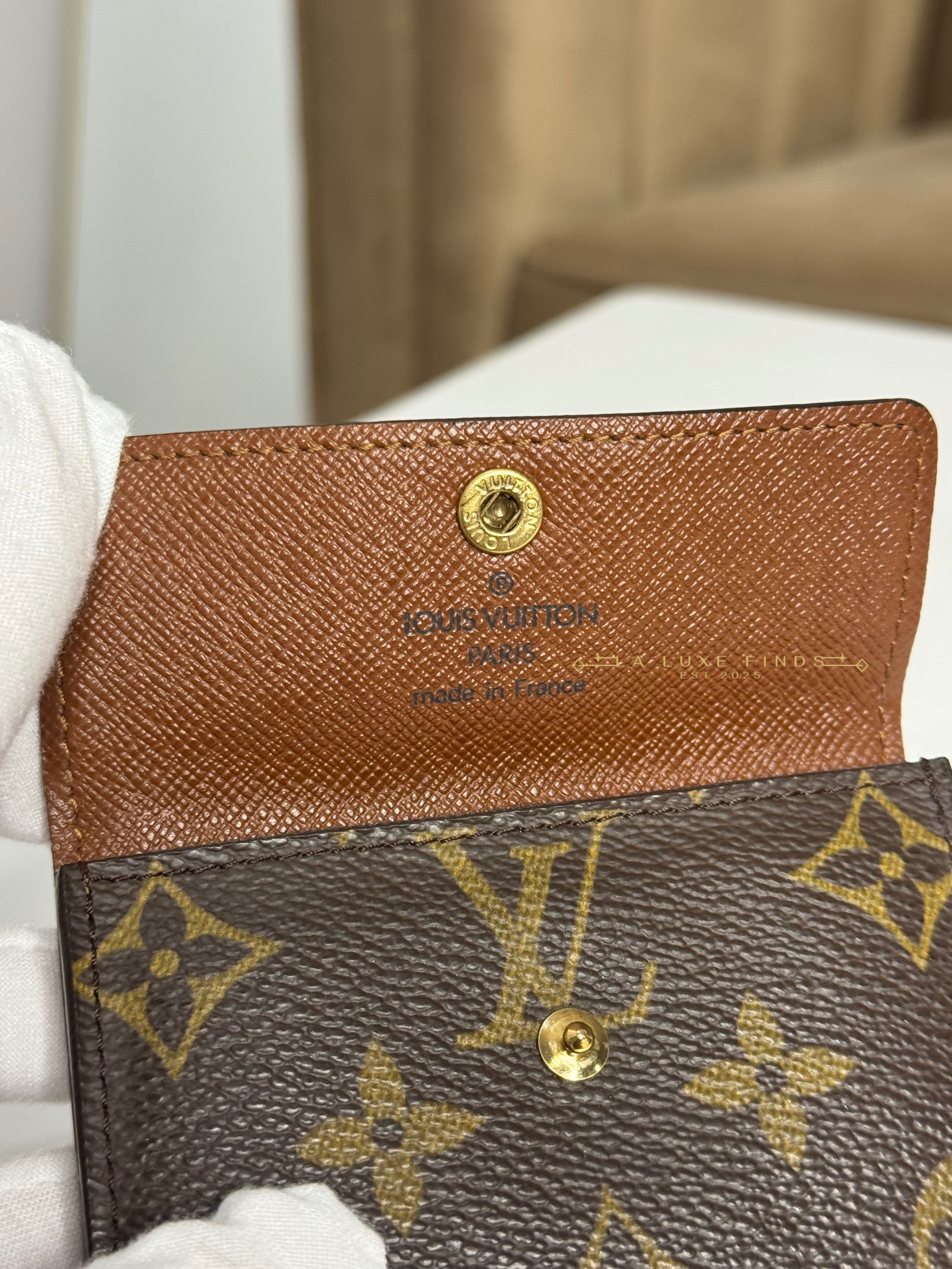 LOUIS VUITTON 2004 Monogram Ludlow Card Holder