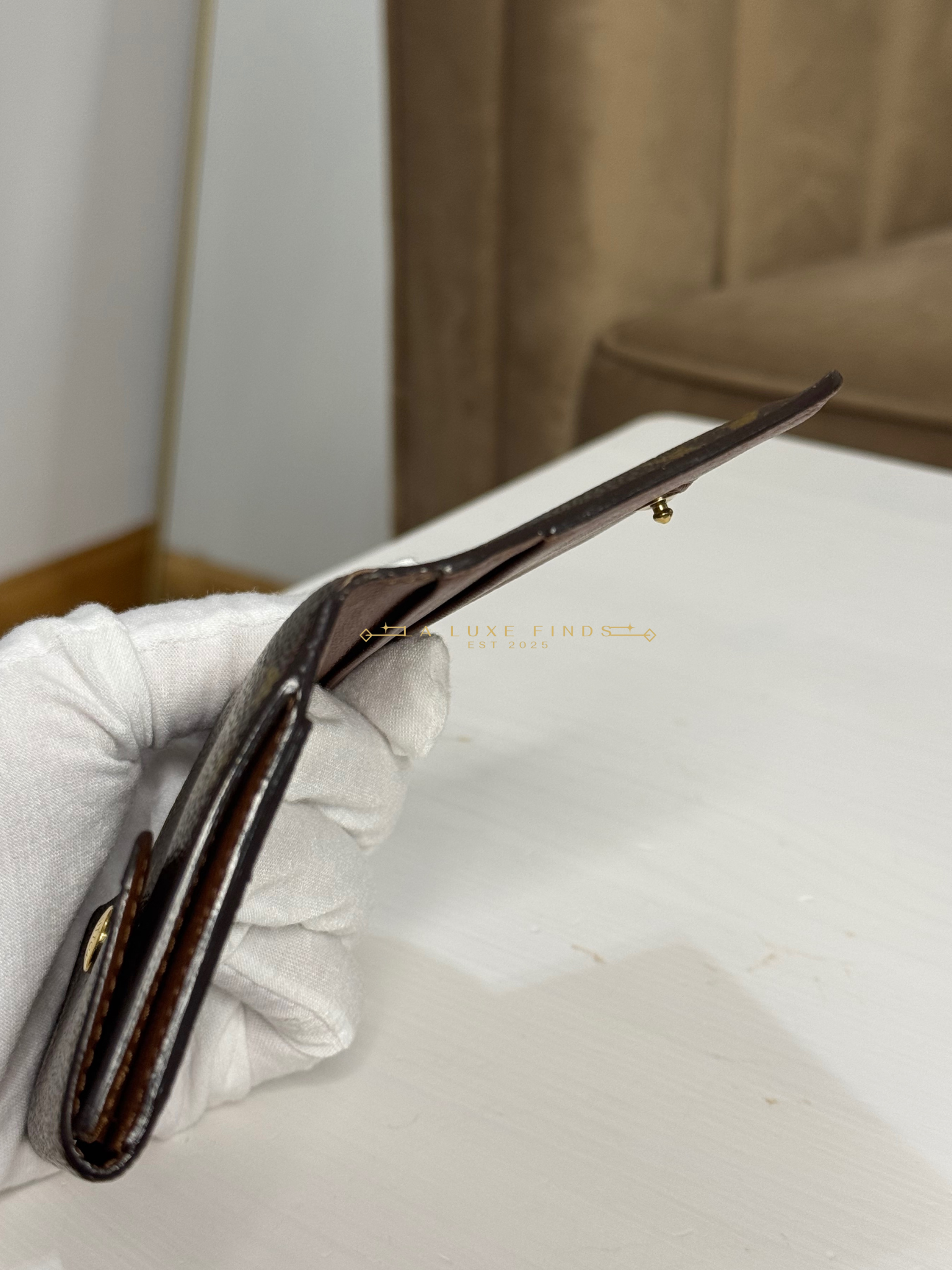 LOUIS VUITTON 2004 Monogram Ludlow Card Holder