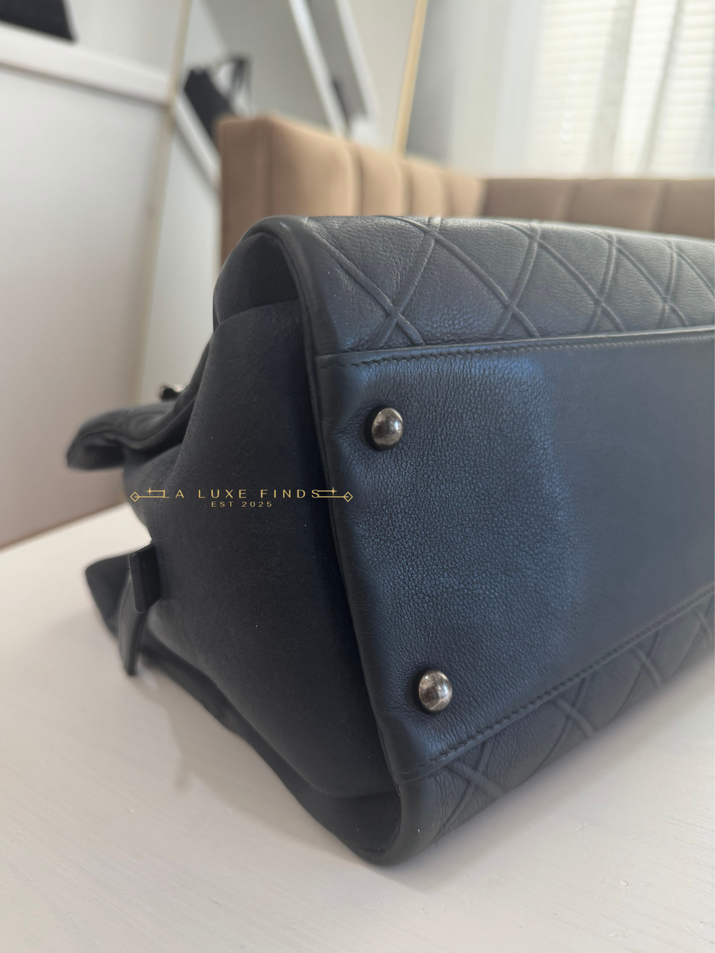 CHANEL 2014 CC Angle Chain Tote
