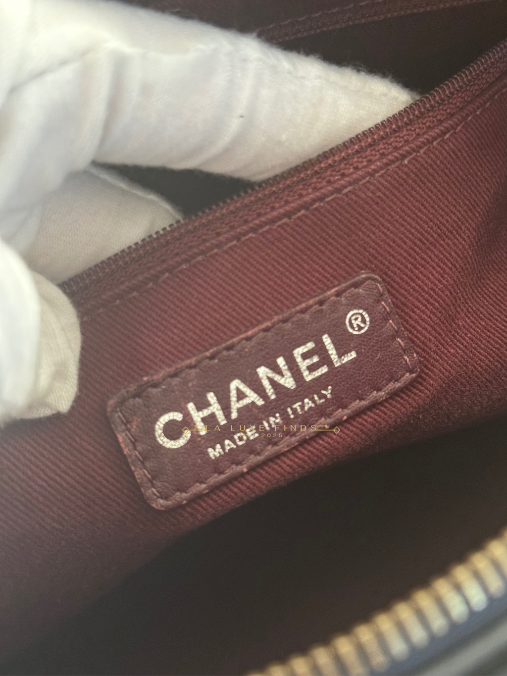 CHANEL 2014 CC Angle Chain Tote