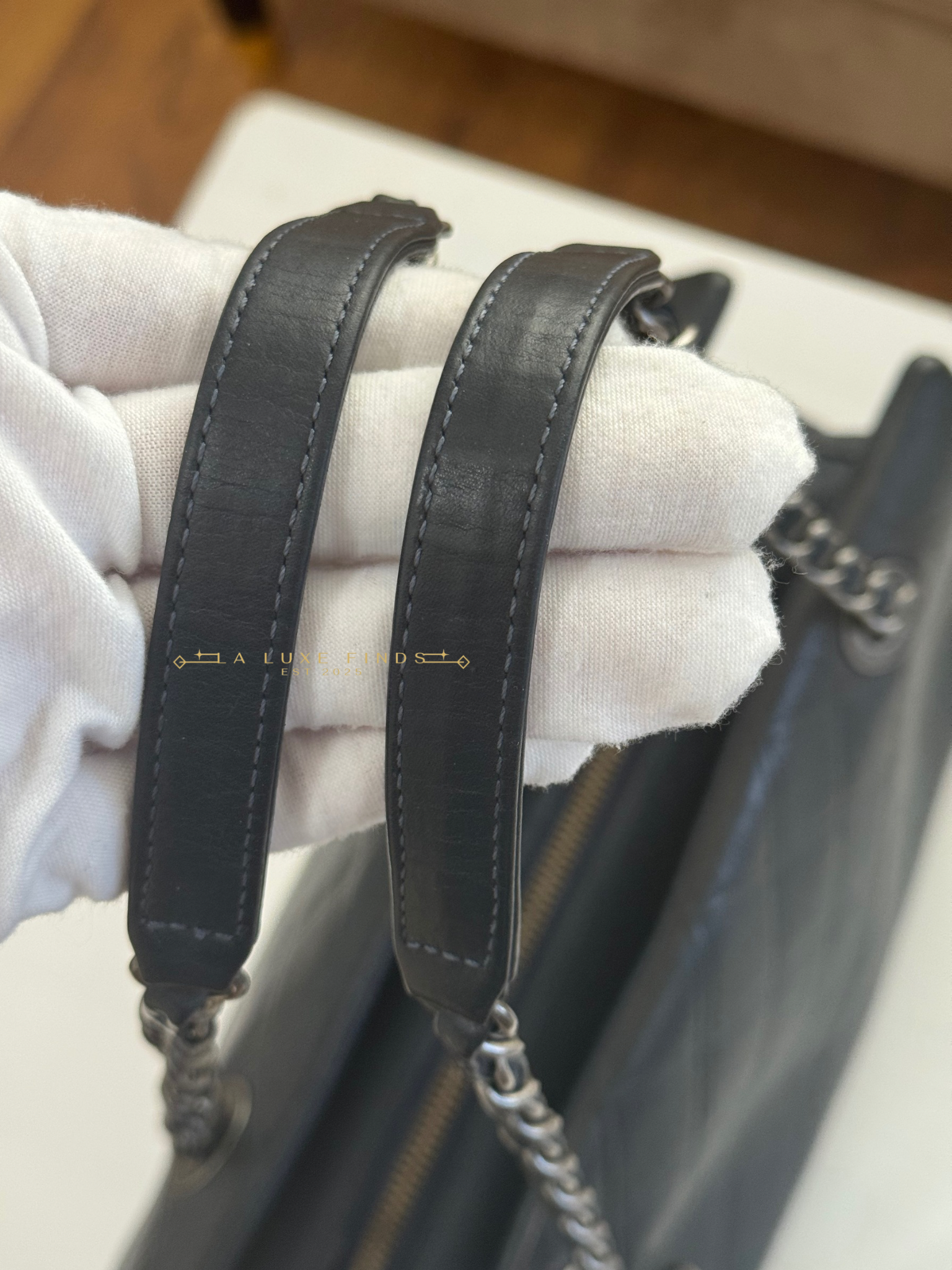 CHANEL 2014 CC Angle Chain Tote