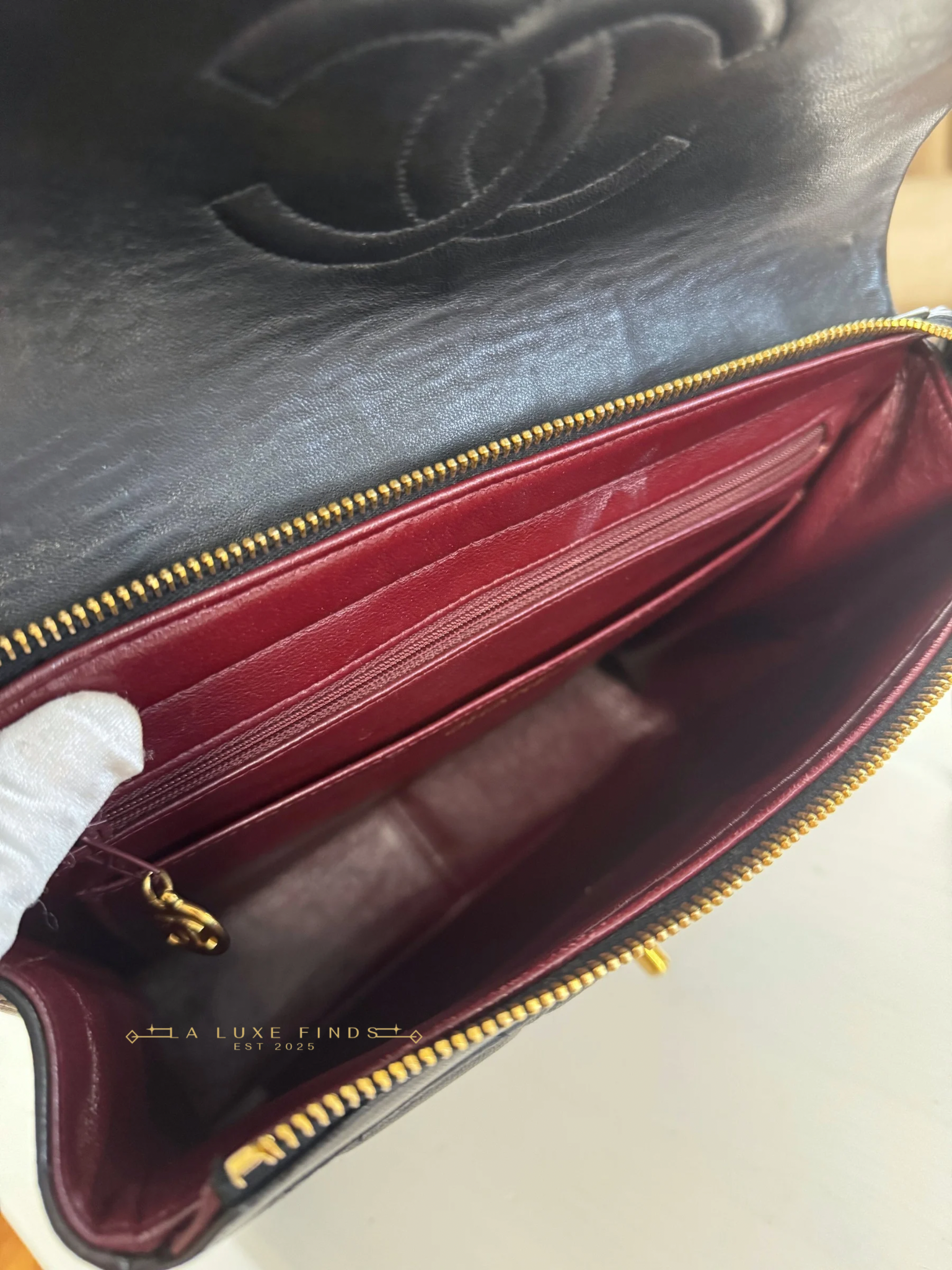 CHANEL Matelasse Lambskin Single Flap Backpack