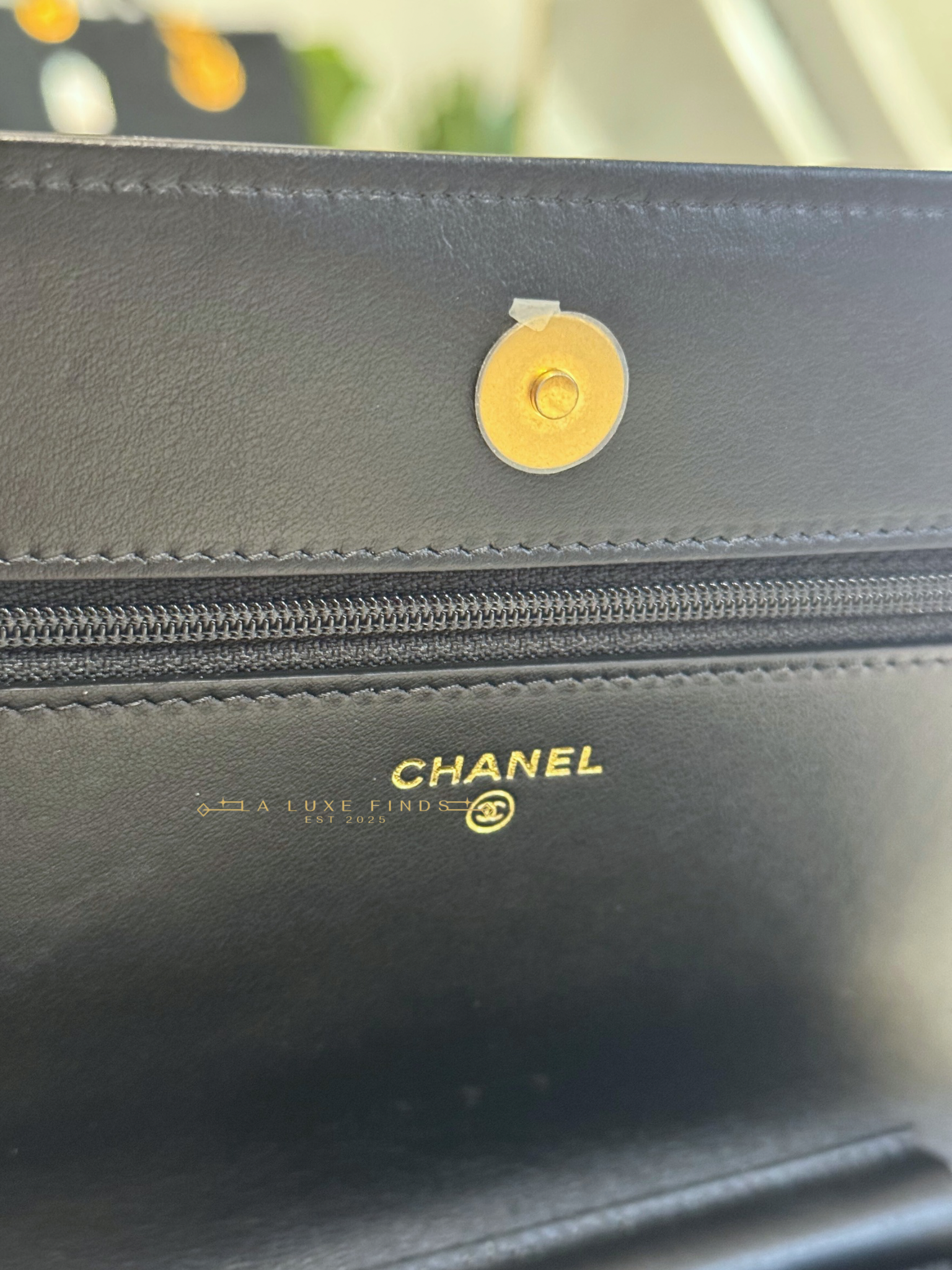 CHANEL Boy Caviar Wallet on Chain
