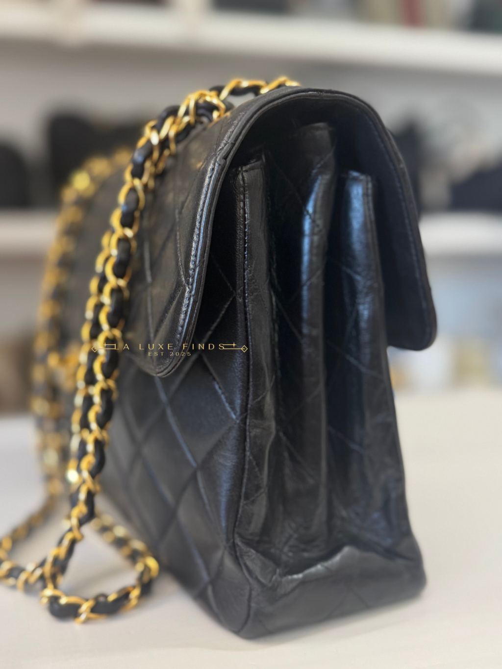 Rare CHANEL Classic Lambskin Double Sided Flap