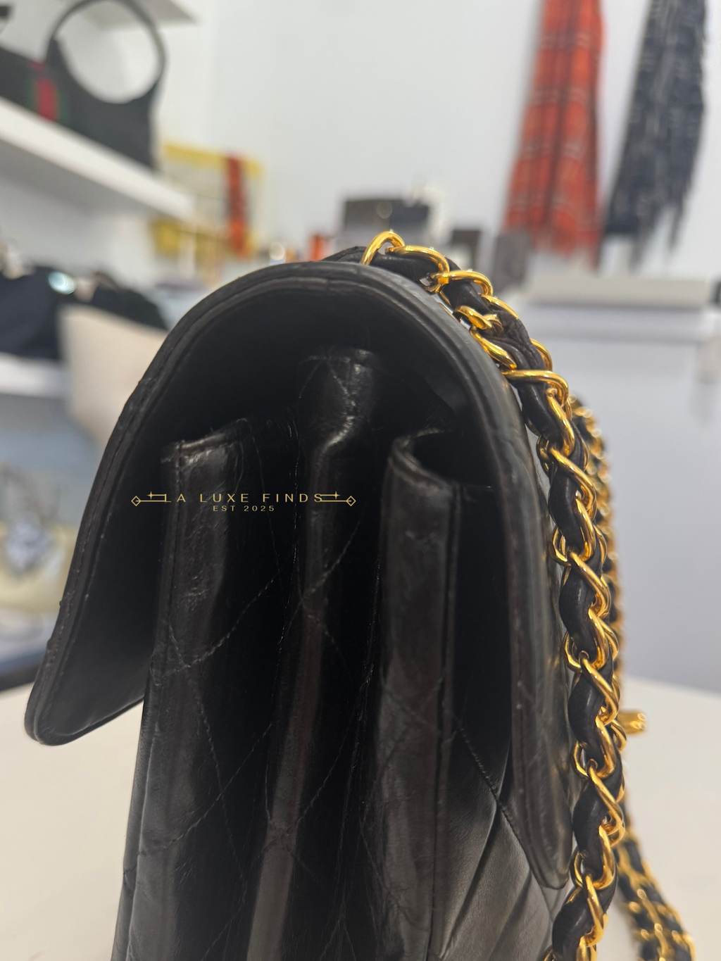 Rare CHANEL Classic Lambskin Double Sided Flap