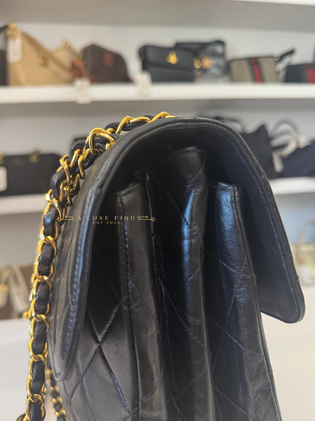 Rare CHANEL Classic Lambskin Double Sided Flap