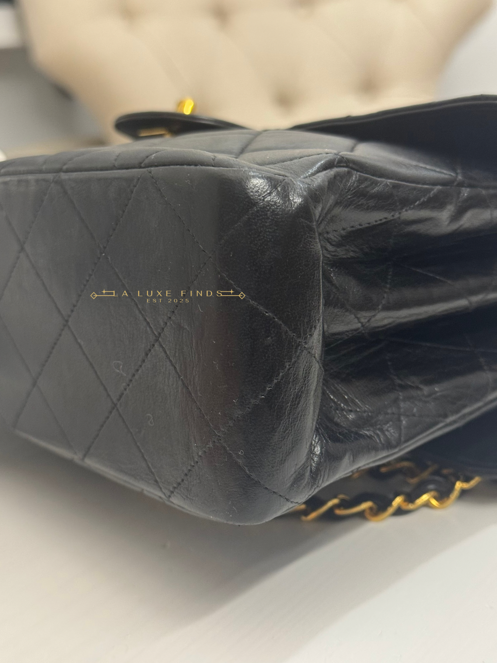 Rare CHANEL Classic Lambskin Double Sided Flap