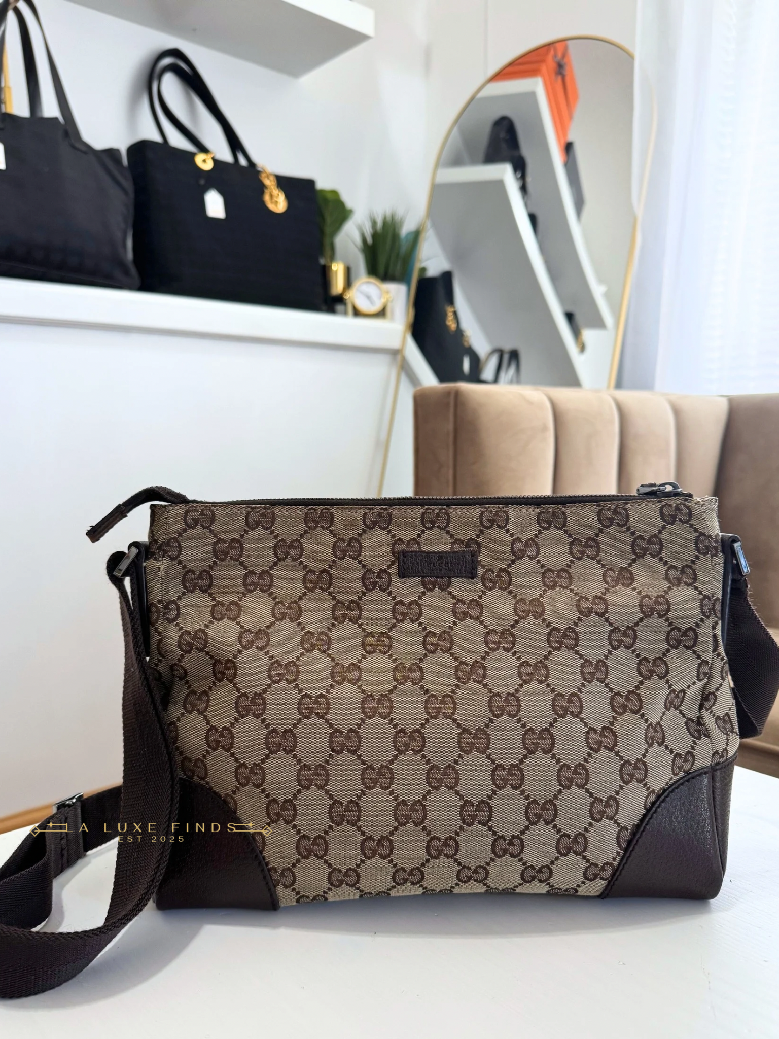 GUCCI GG Canvas Joy Crossbody
