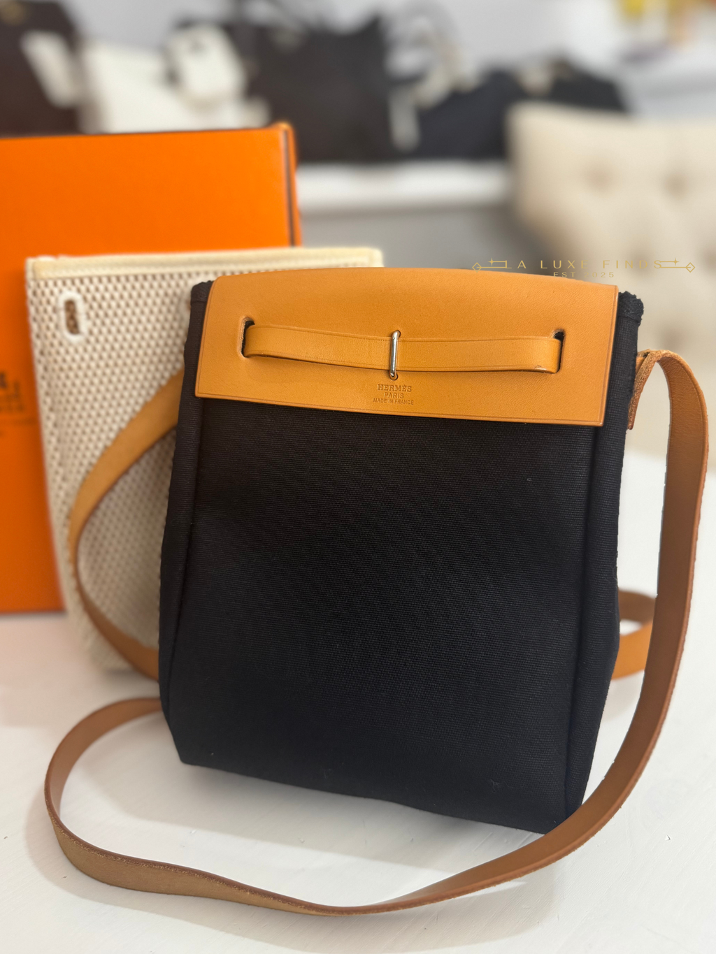 HERMES Herbag Toile TPM