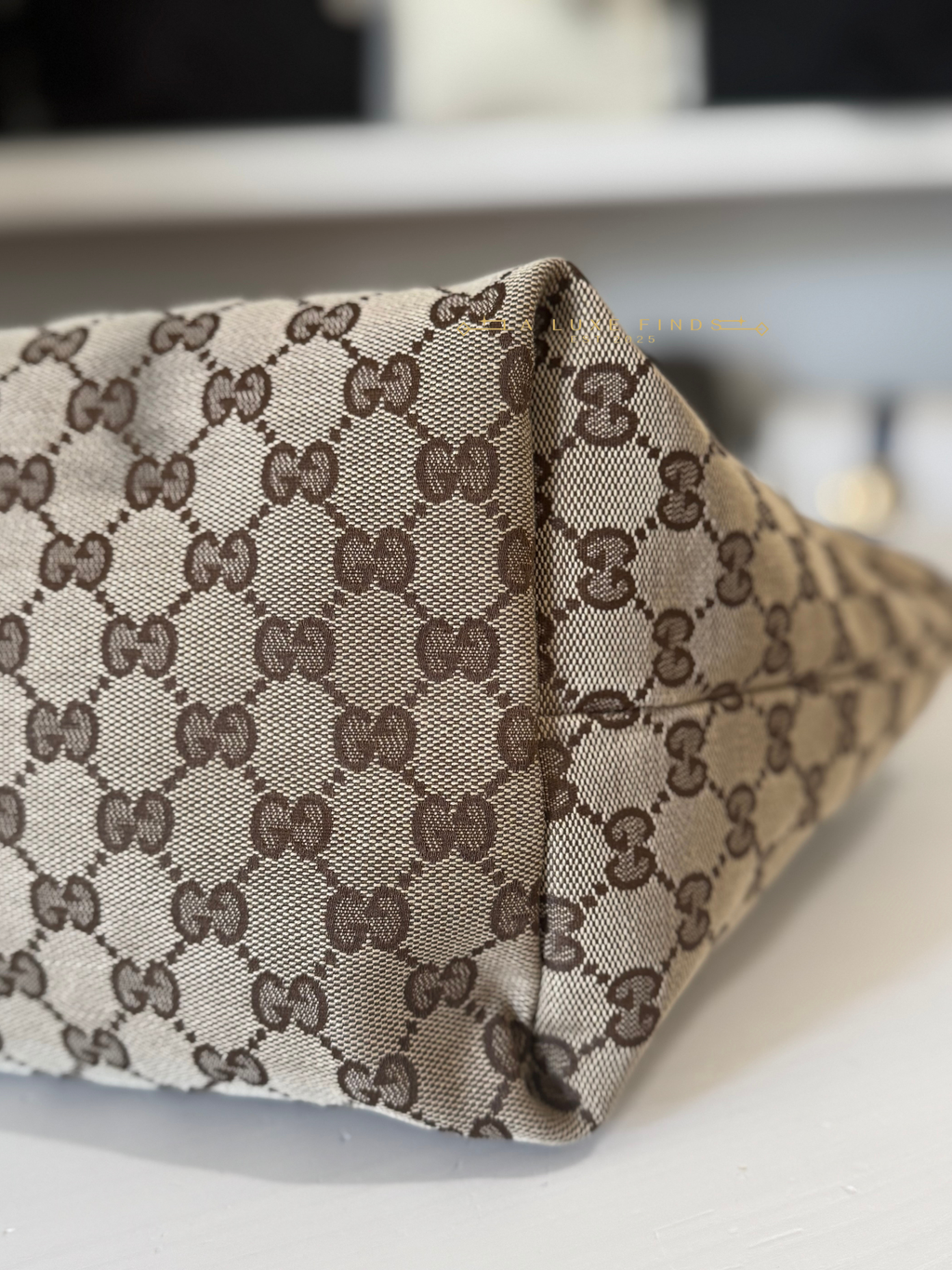 GUCCI GG Canvas Jolie Tote Bag PM
