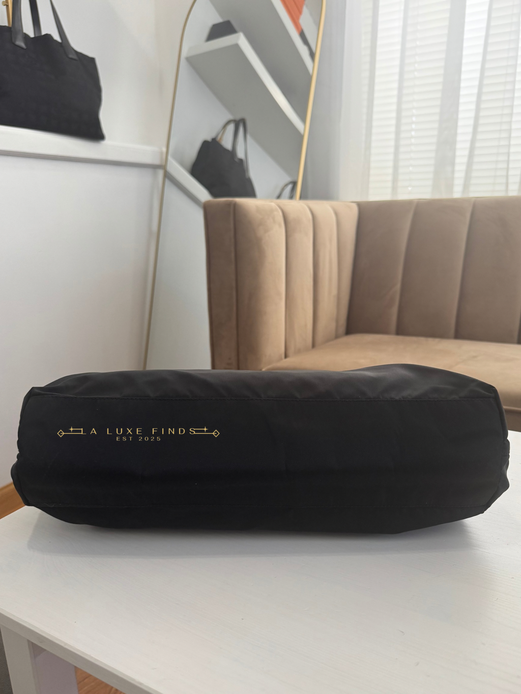 PRADA Tessuto Saffiano Tote Bag